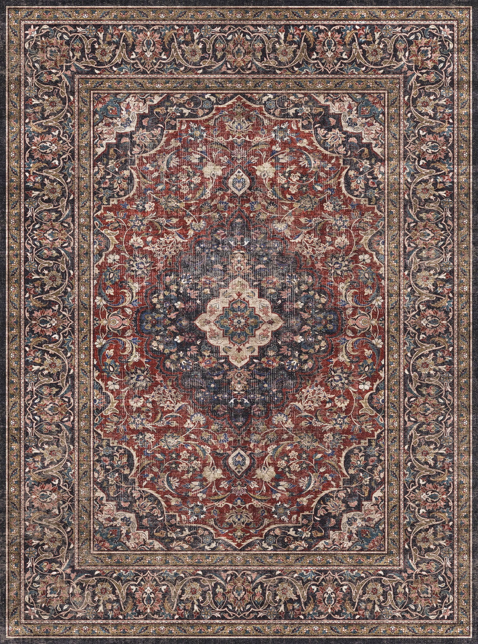 Adel Tapis persan vieilli