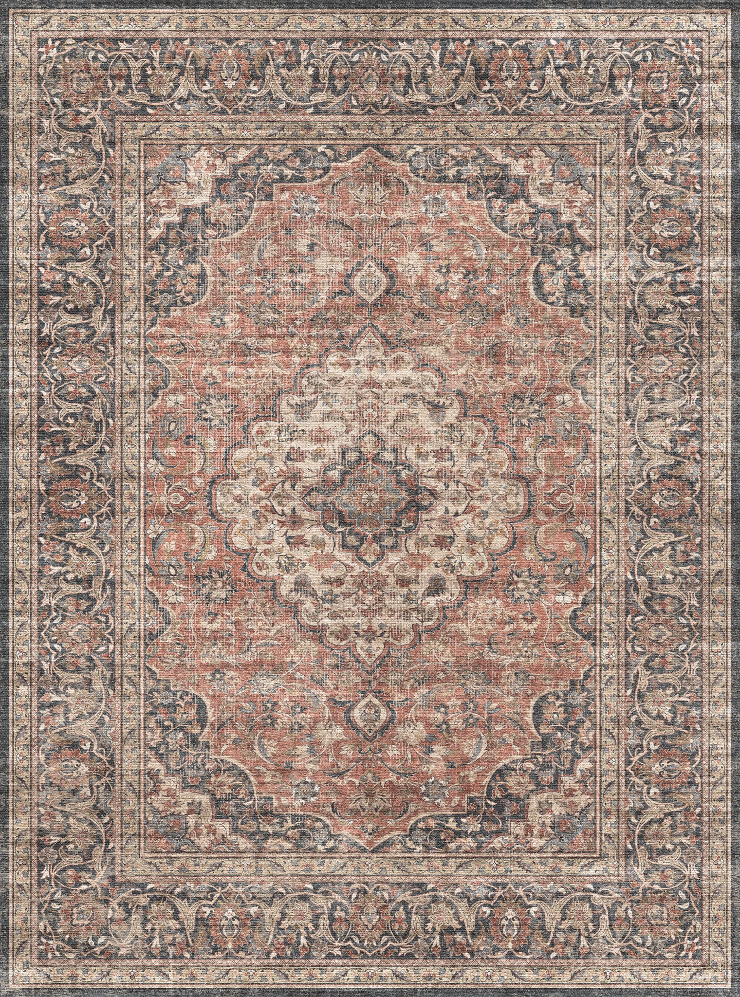 Adel Tapis persan vieilli