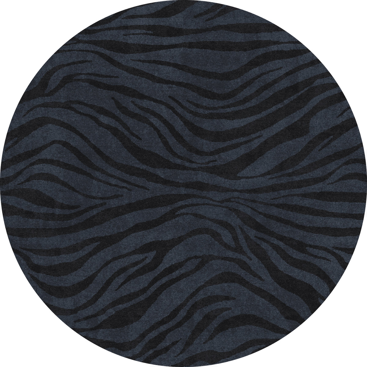 Roxy Wavy Zebra Print Rug