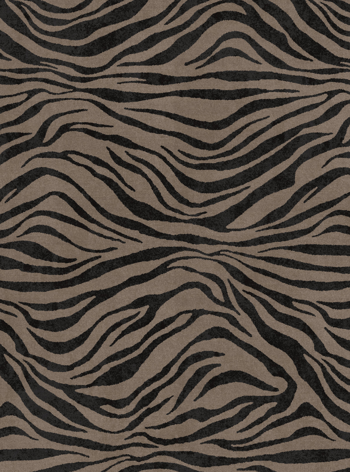 Roxy Wavy Zebra Print Rug