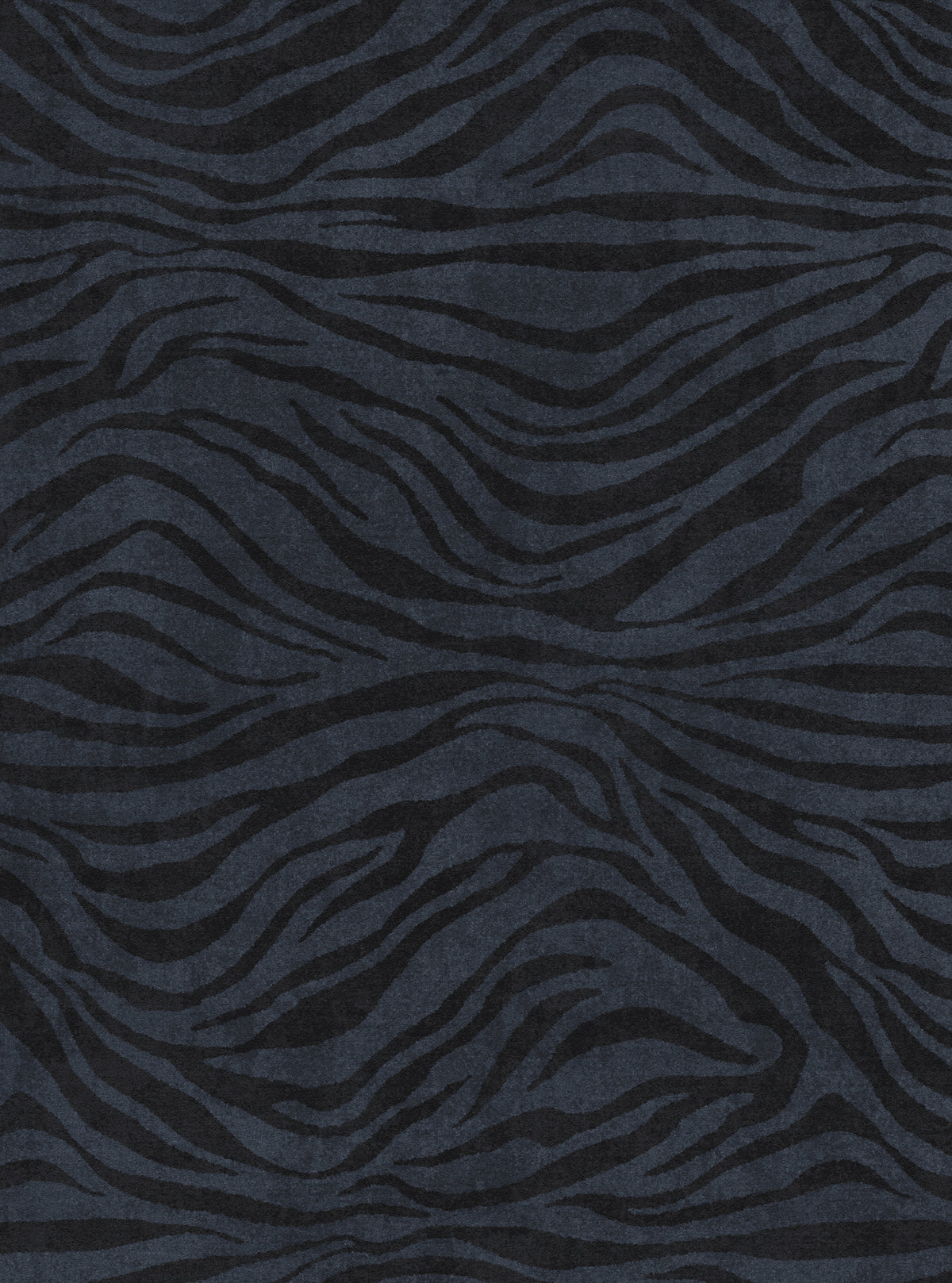 Roxy Wavy Zebra Print Rug