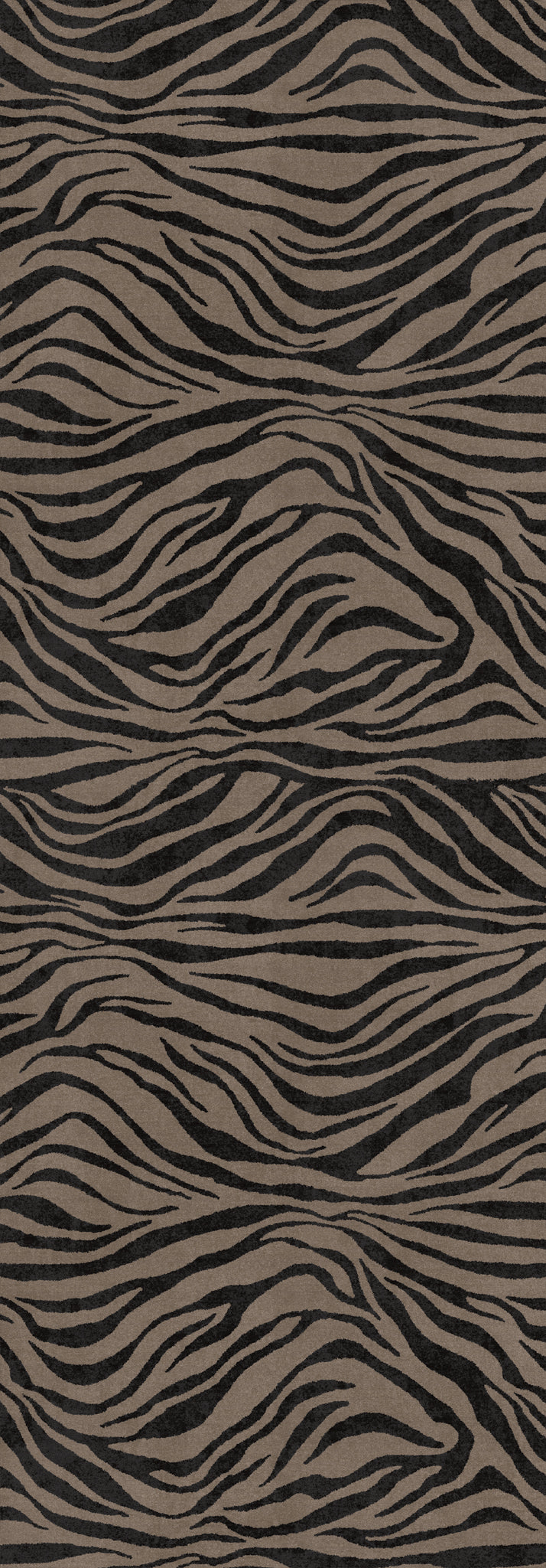 Roxy Wavy Zebra Print Rug