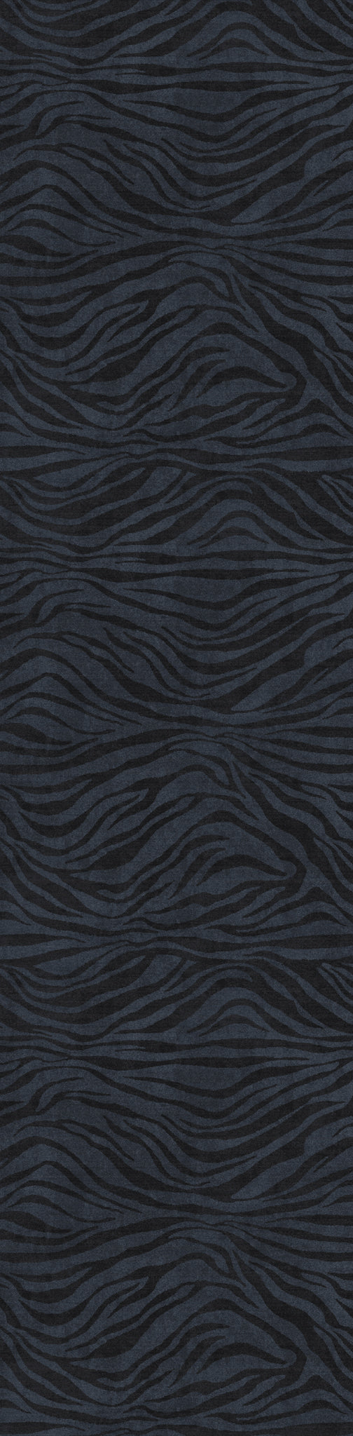 Roxy Wavy Zebra Print Rug
