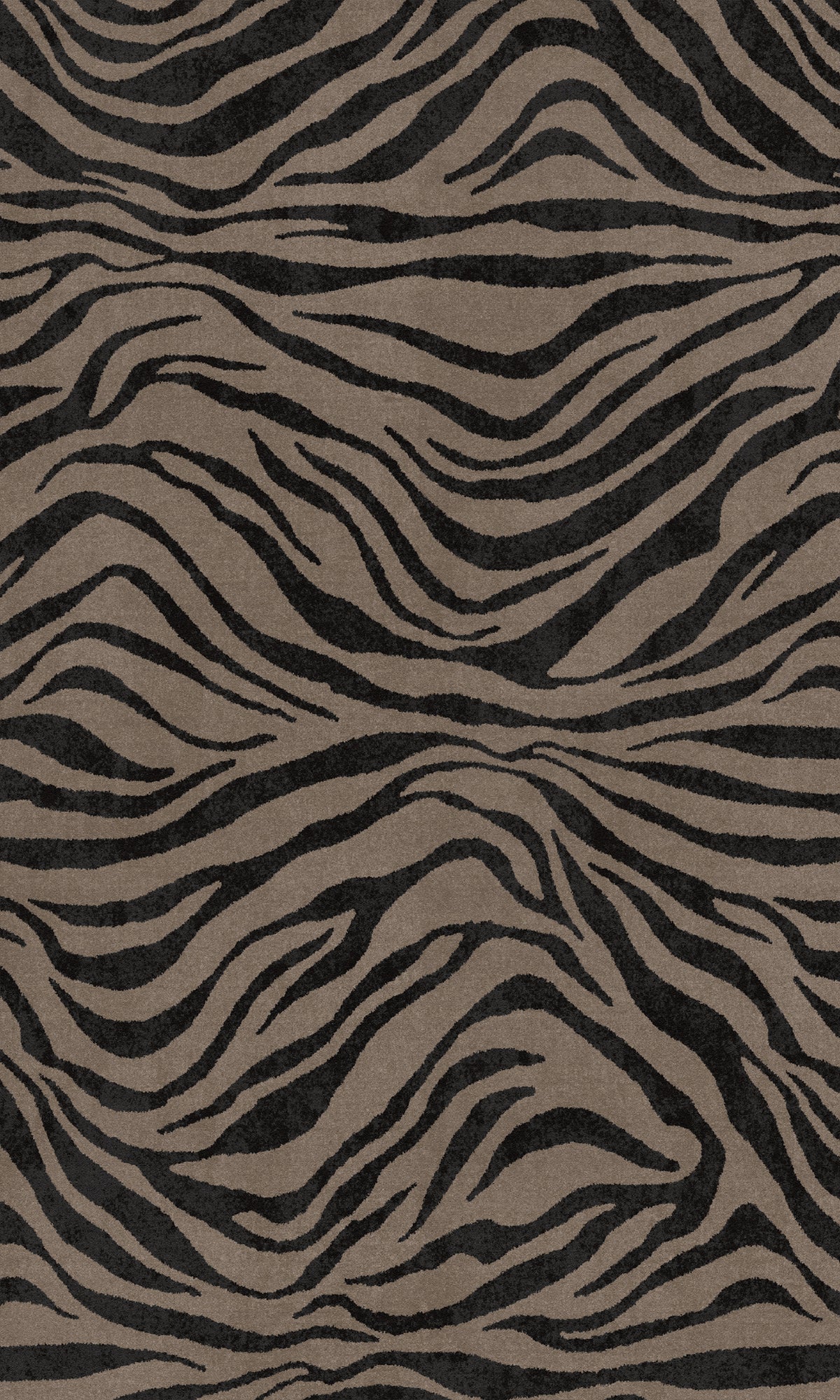 Roxy Wavy Zebra Print Rug