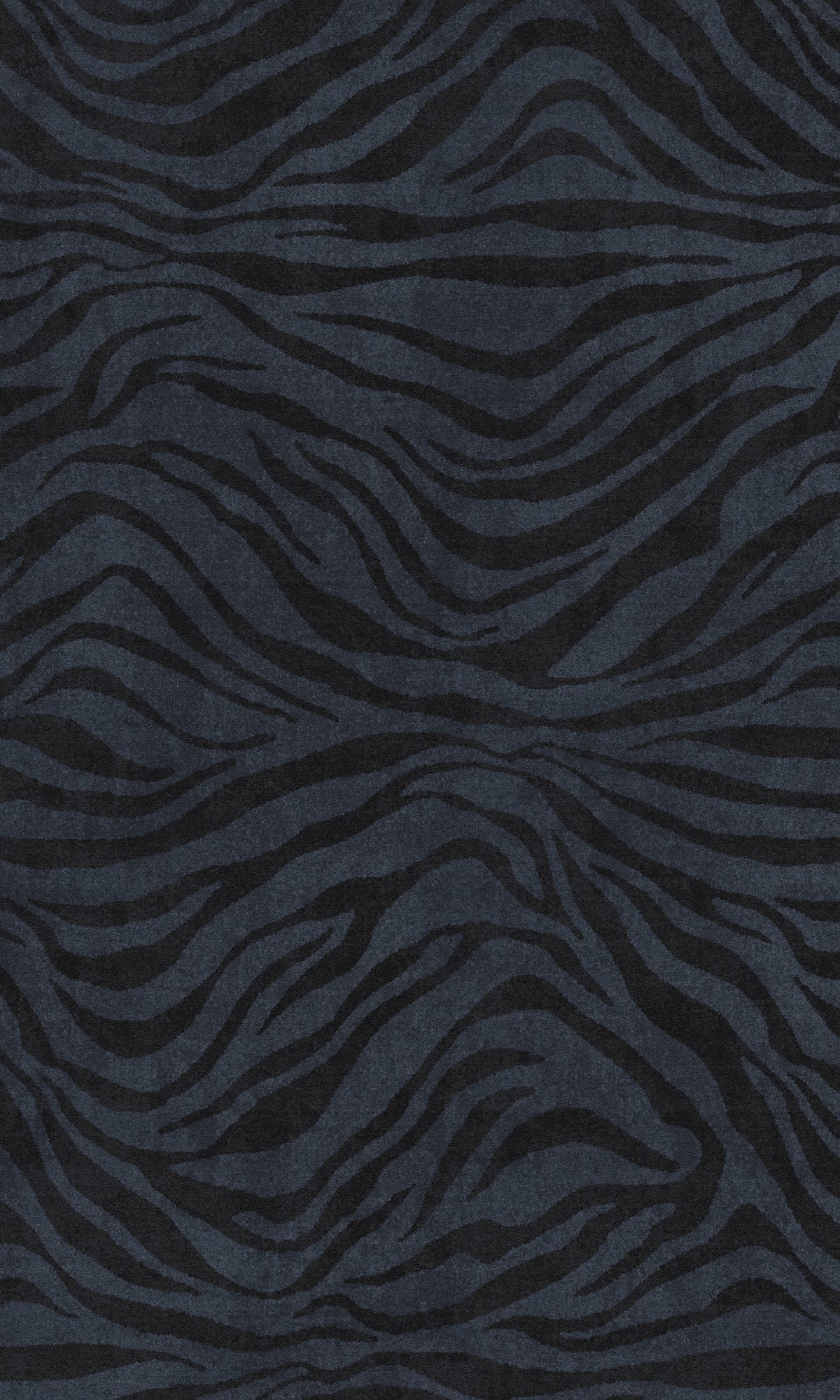Roxy Wavy Zebra Print Rug