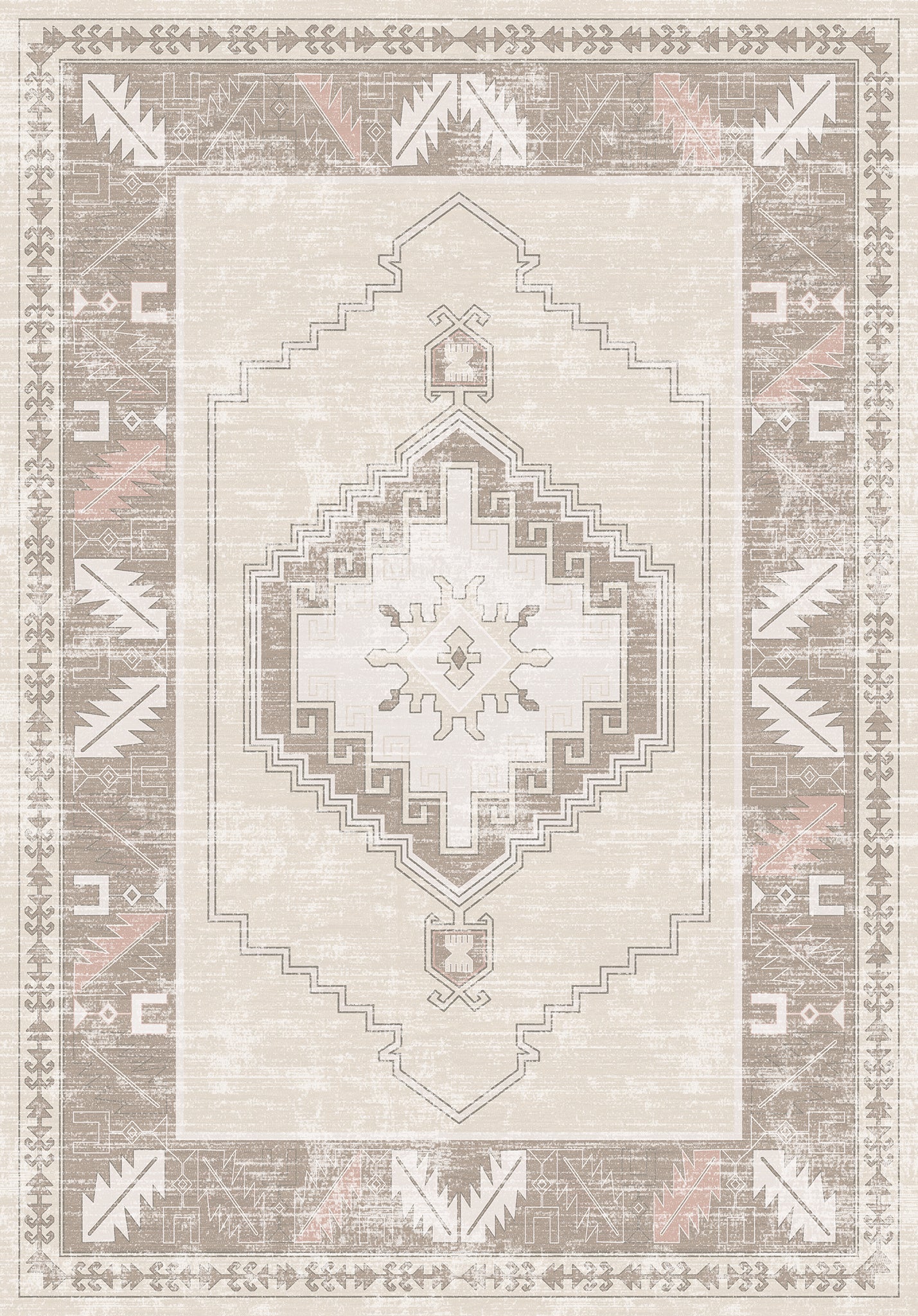 Casia Persian Geometric Accent Rug