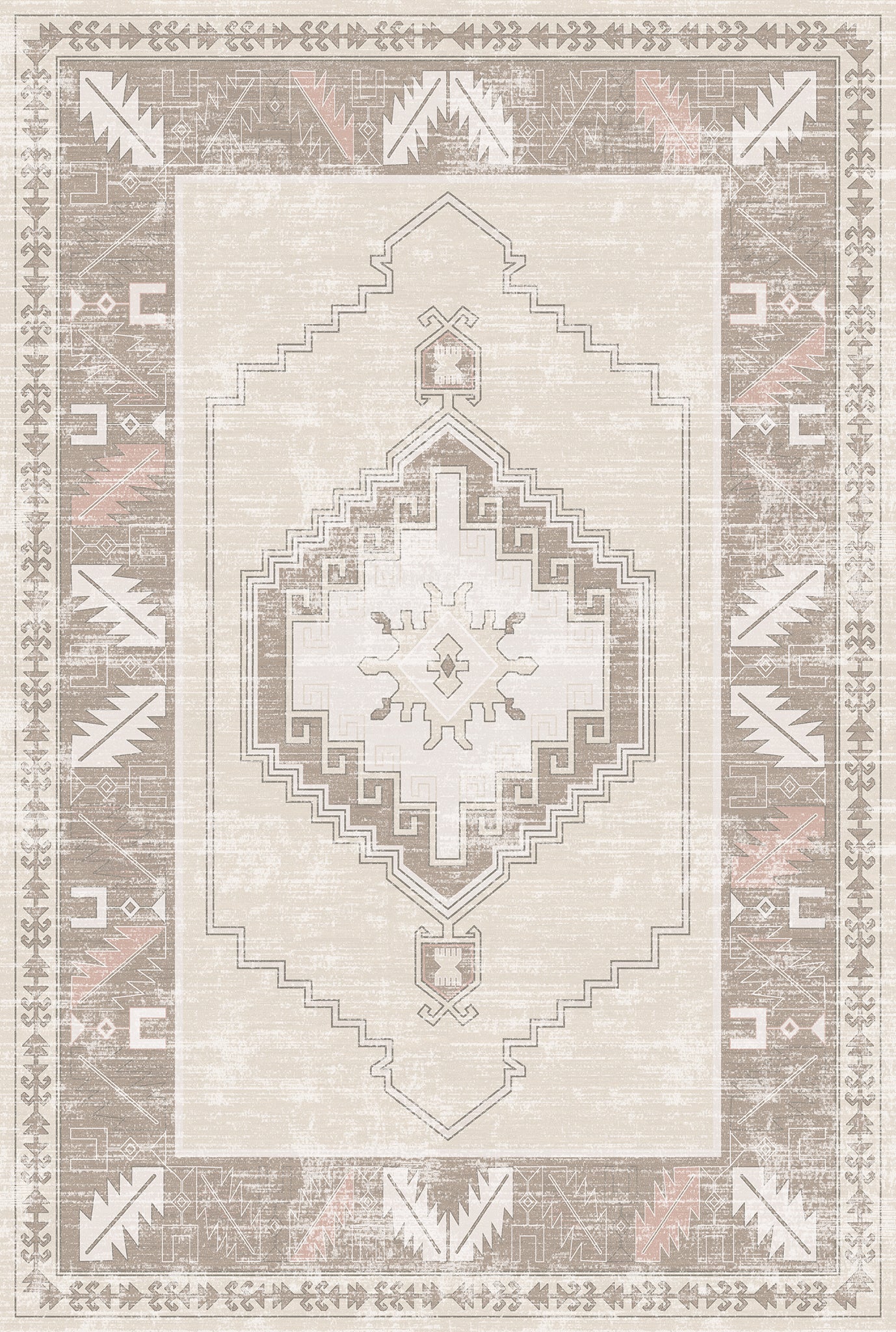 Casia Persian Geometric Accent Rug