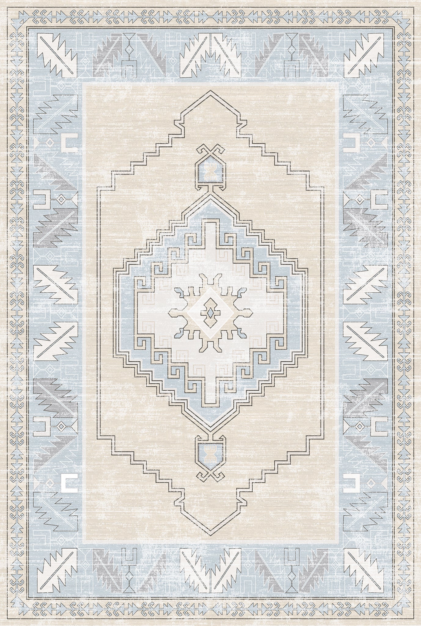 Casia Persian Geometric Accent Rug