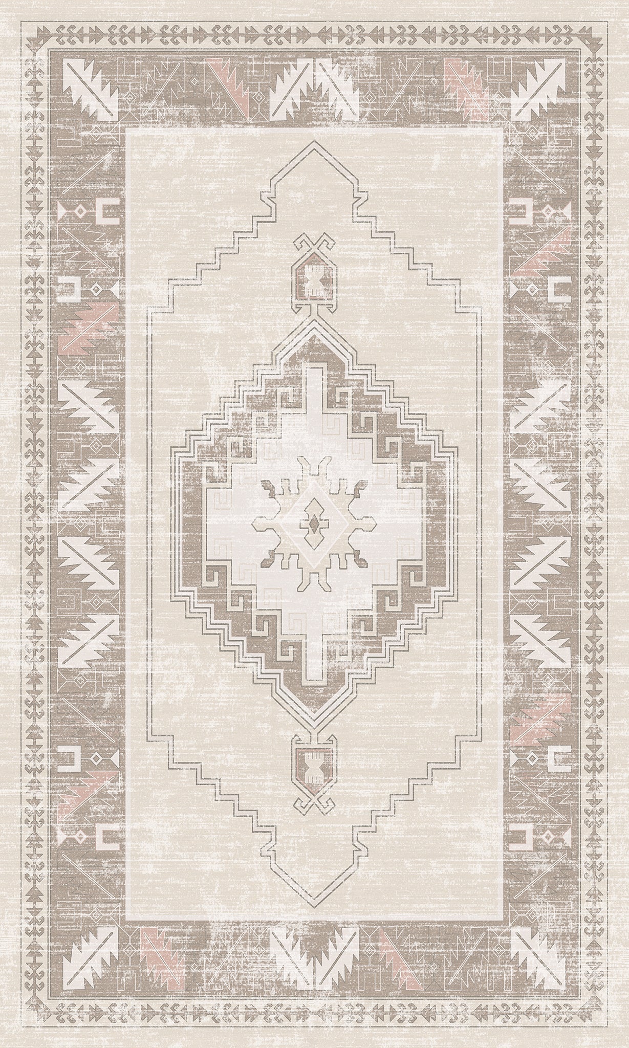 Casia Persian Geometric Accent Rug