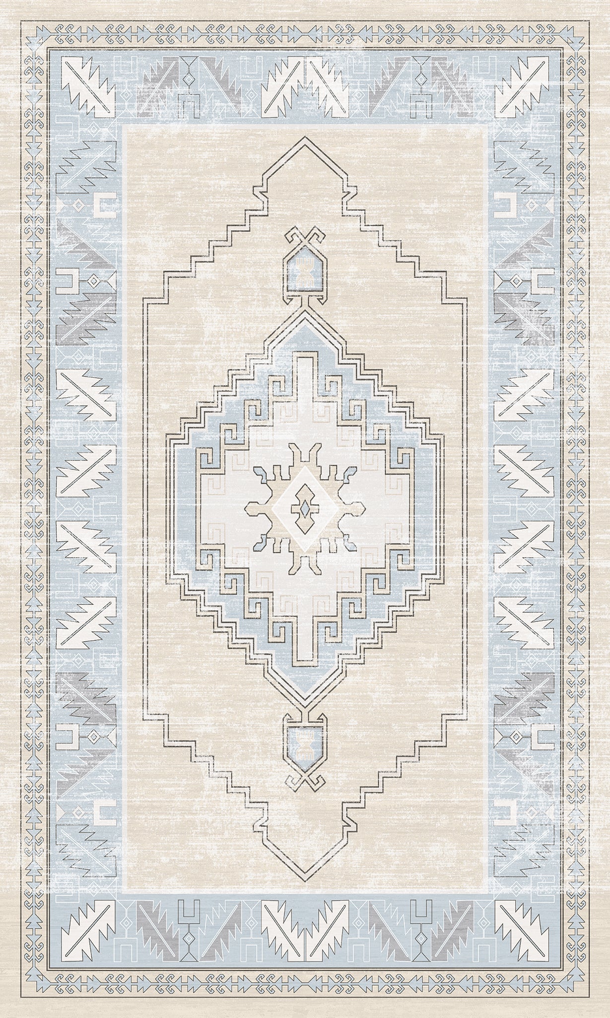 Casia Persian Geometric Accent Rug