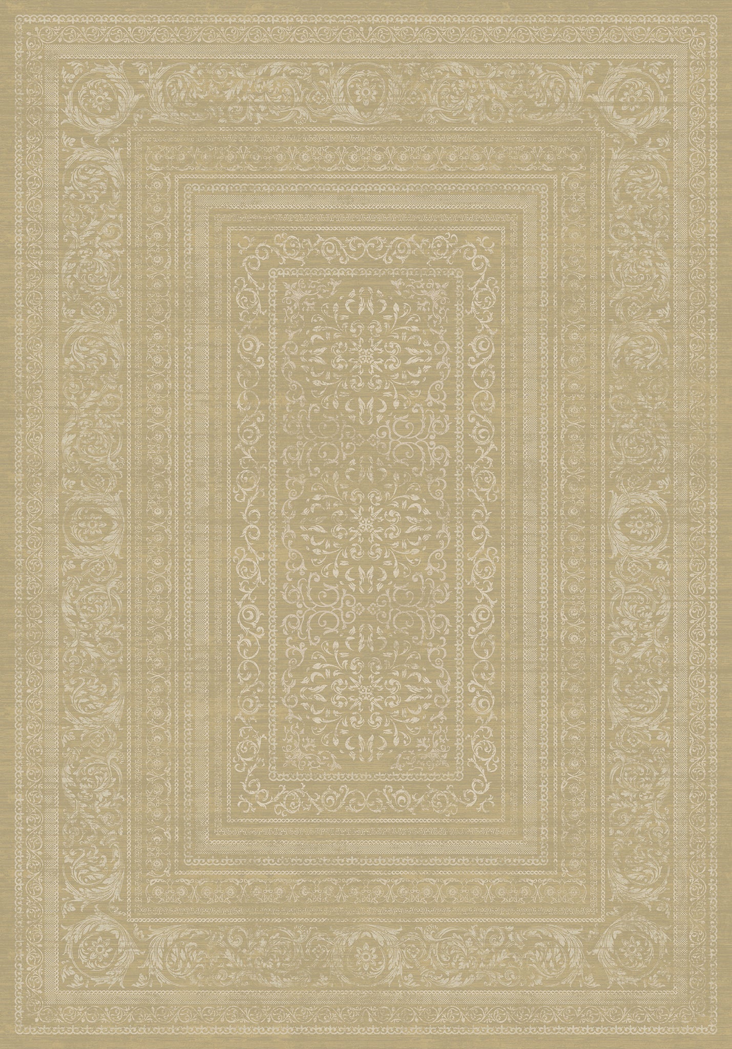 Sophia Tapis à médaillon ornemental