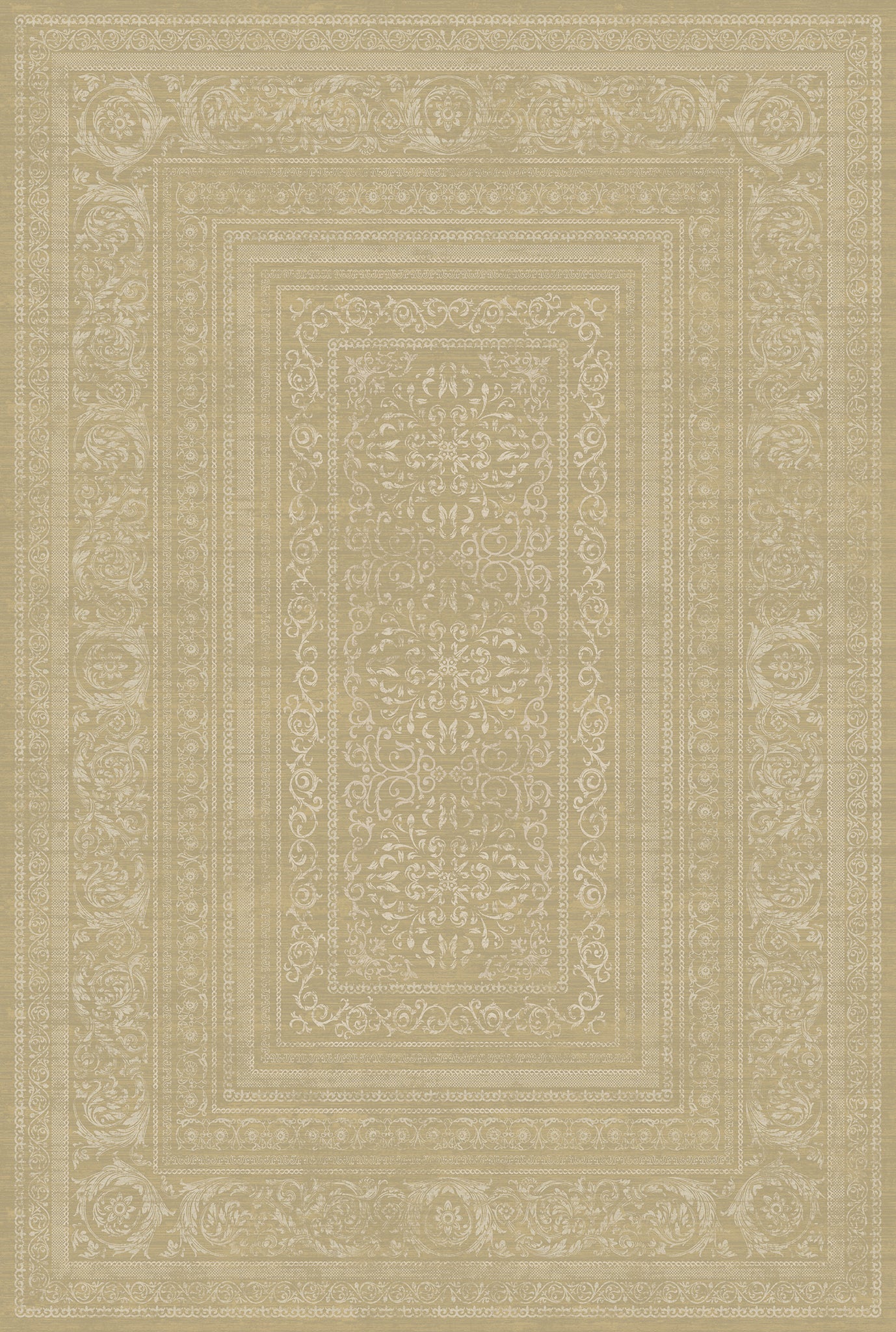 Sophia Tapis à médaillon ornemental