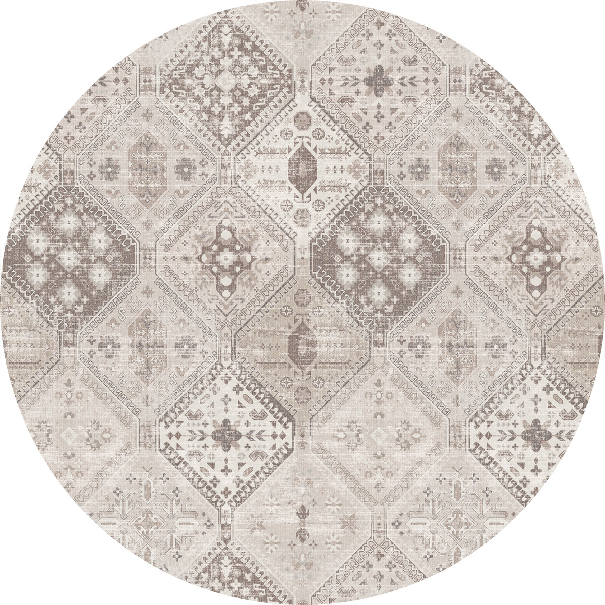 Everly Geometrischer Medaillon-Teppich