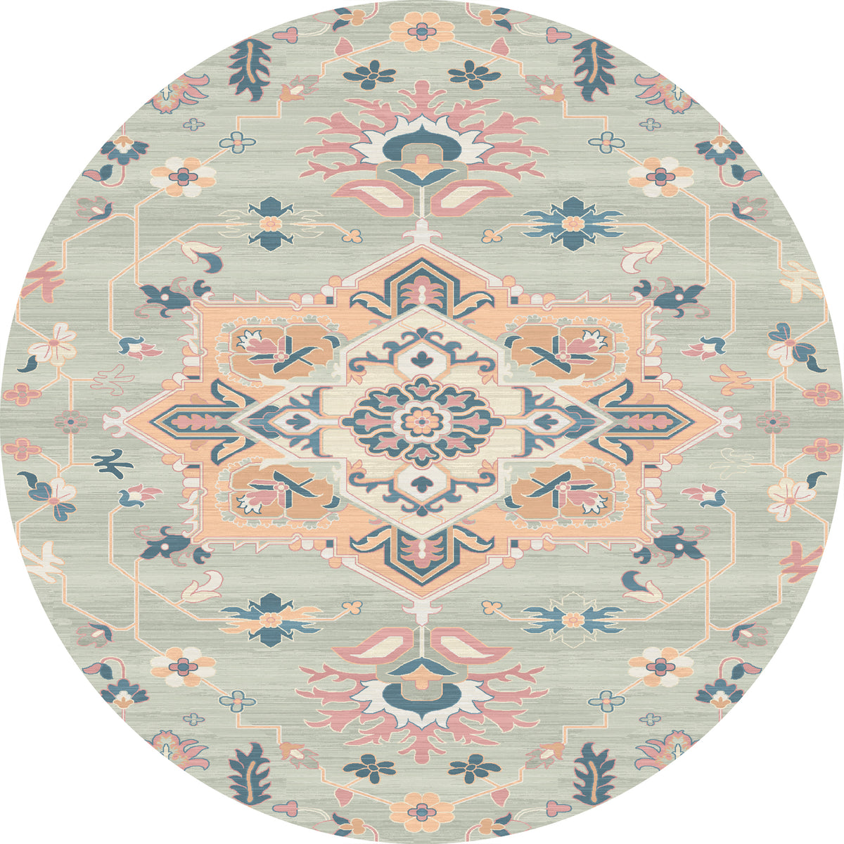 Lena Ornamentaler Floral Design Teppich