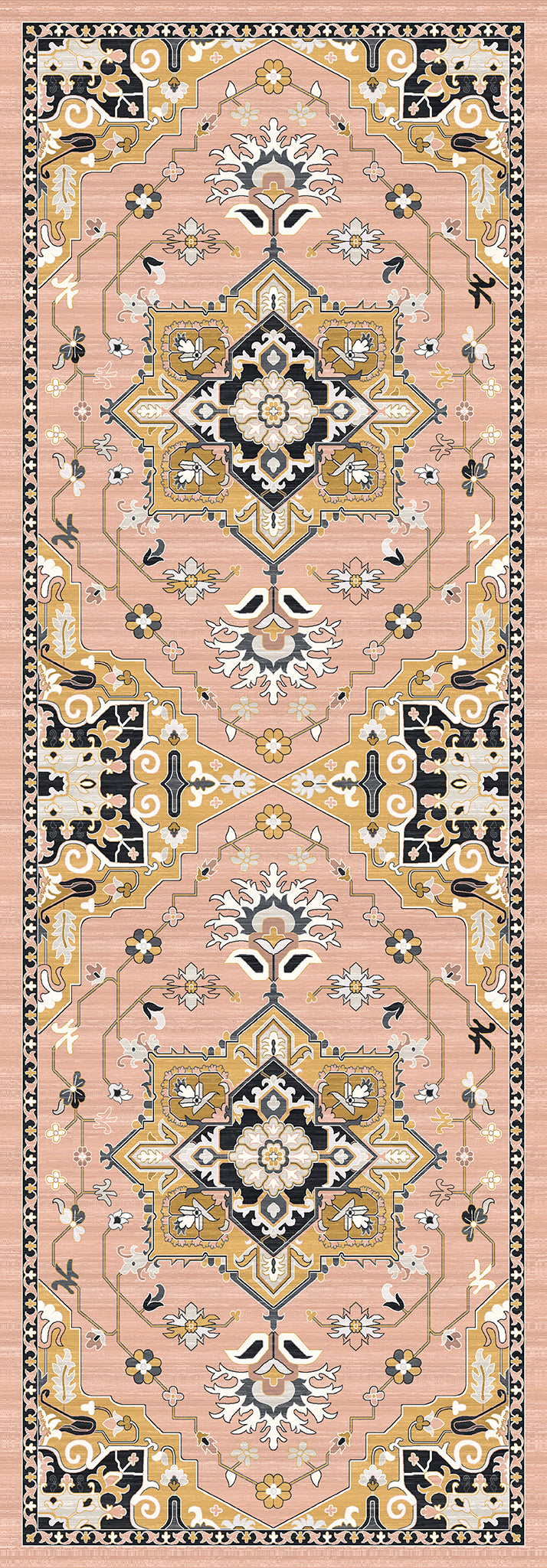 Lena Ornamental Floral Design Rug