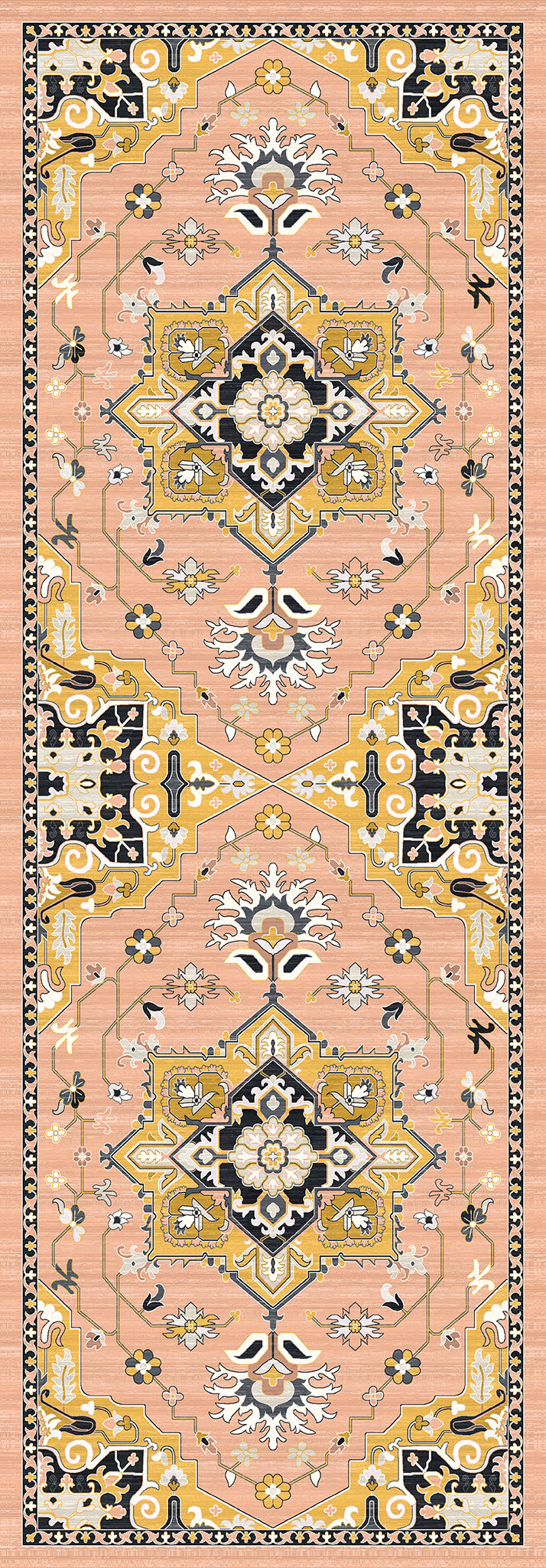 Lena Prydnadsblommig Designmatta