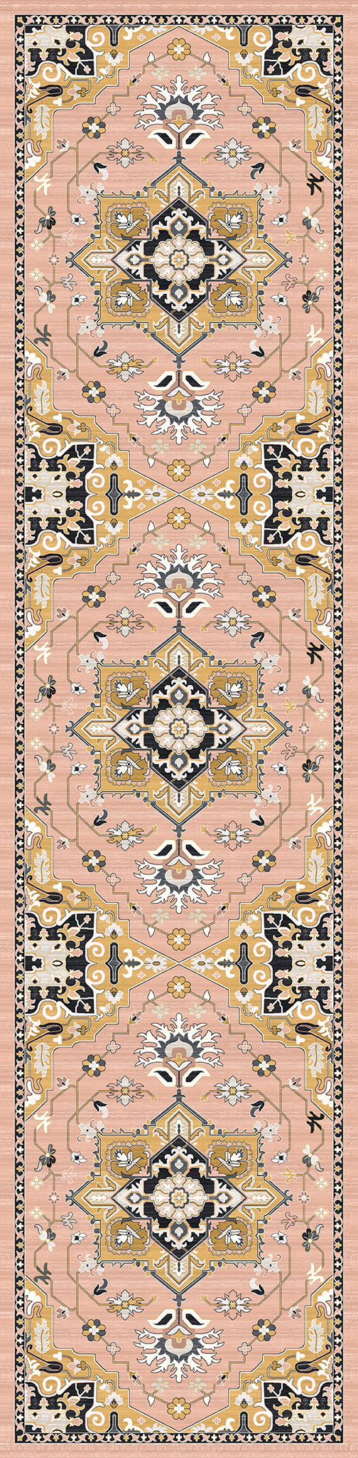 Lena Ornamental Floral Design Rug