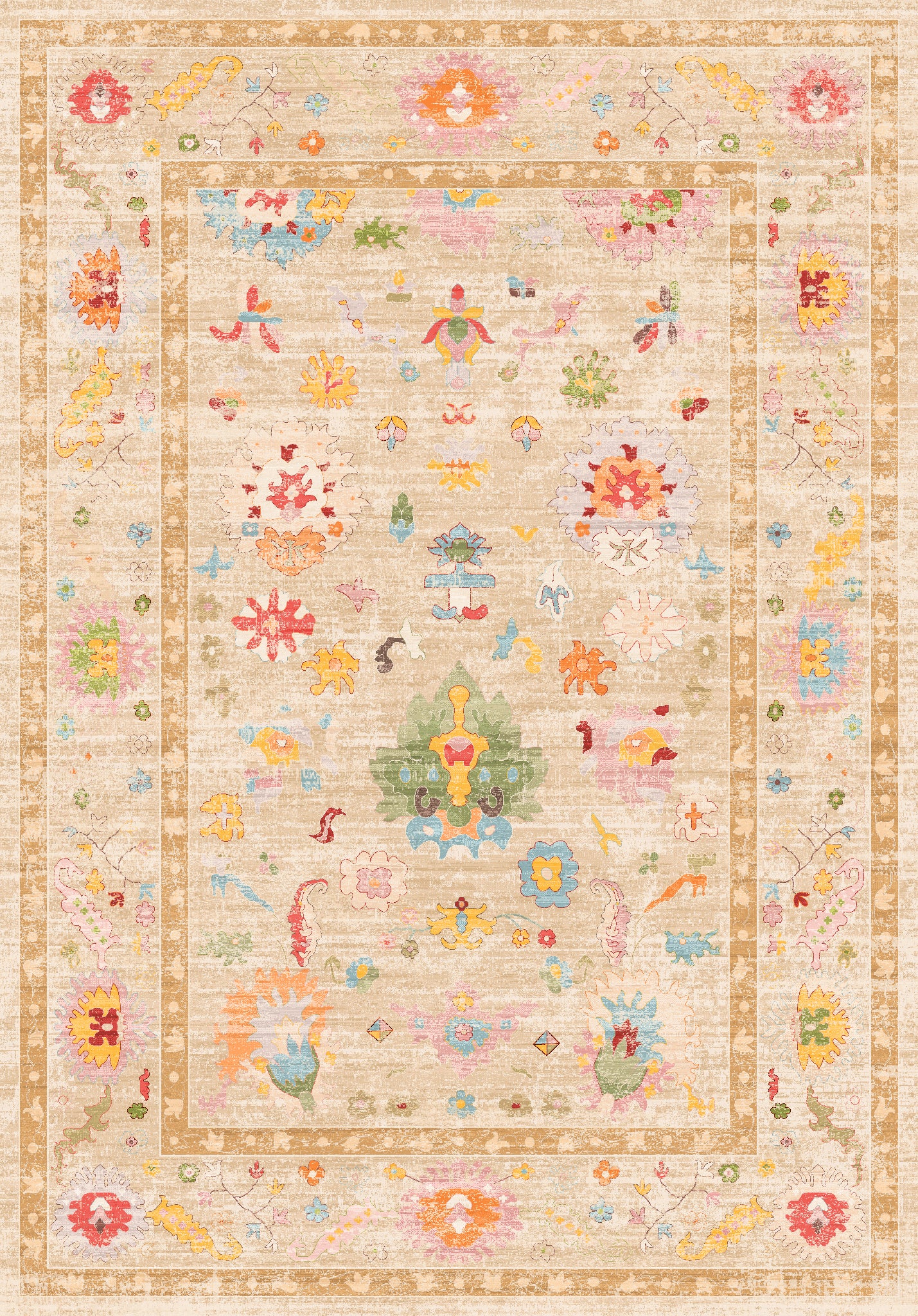 Vivienne Floral διακοσμητικό χαλί