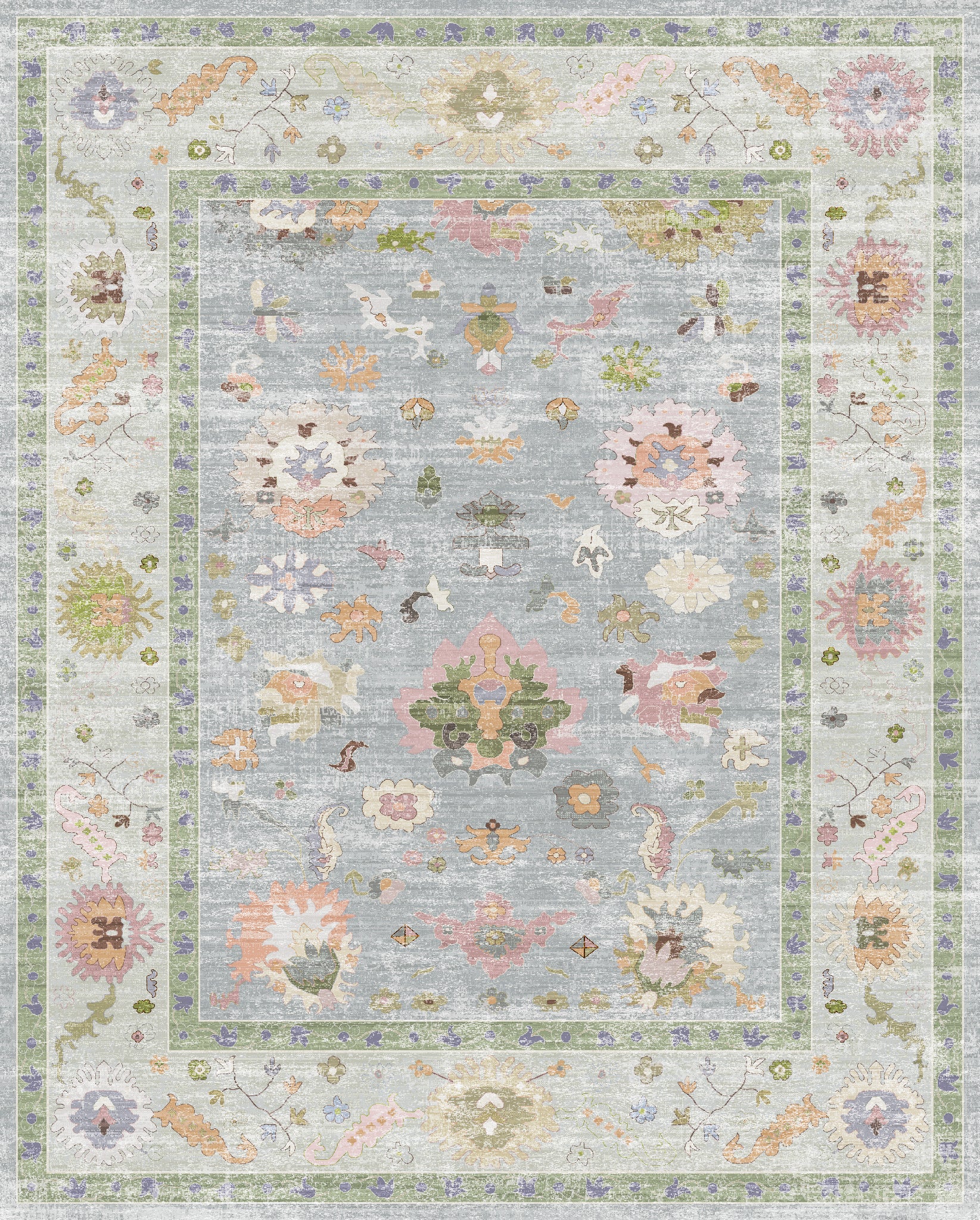 Vivienne Tapis à motifs floraux