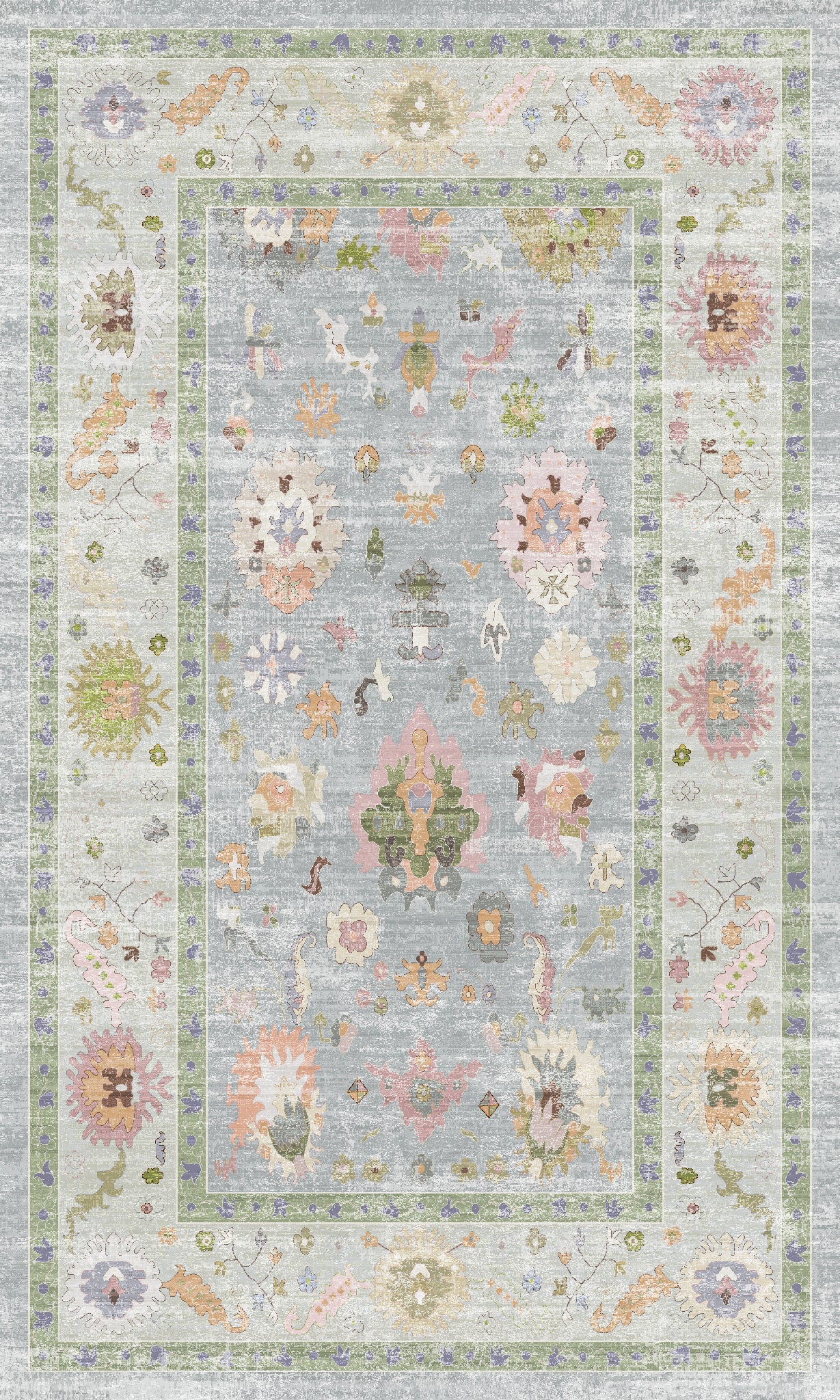 Vivienne Tapis à motifs floraux