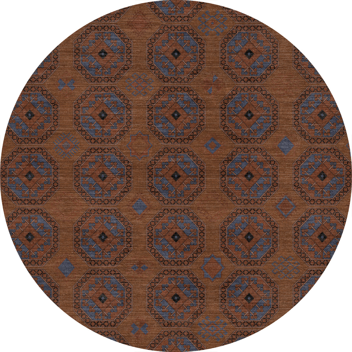 Faze Vintage Achteck-Teppich