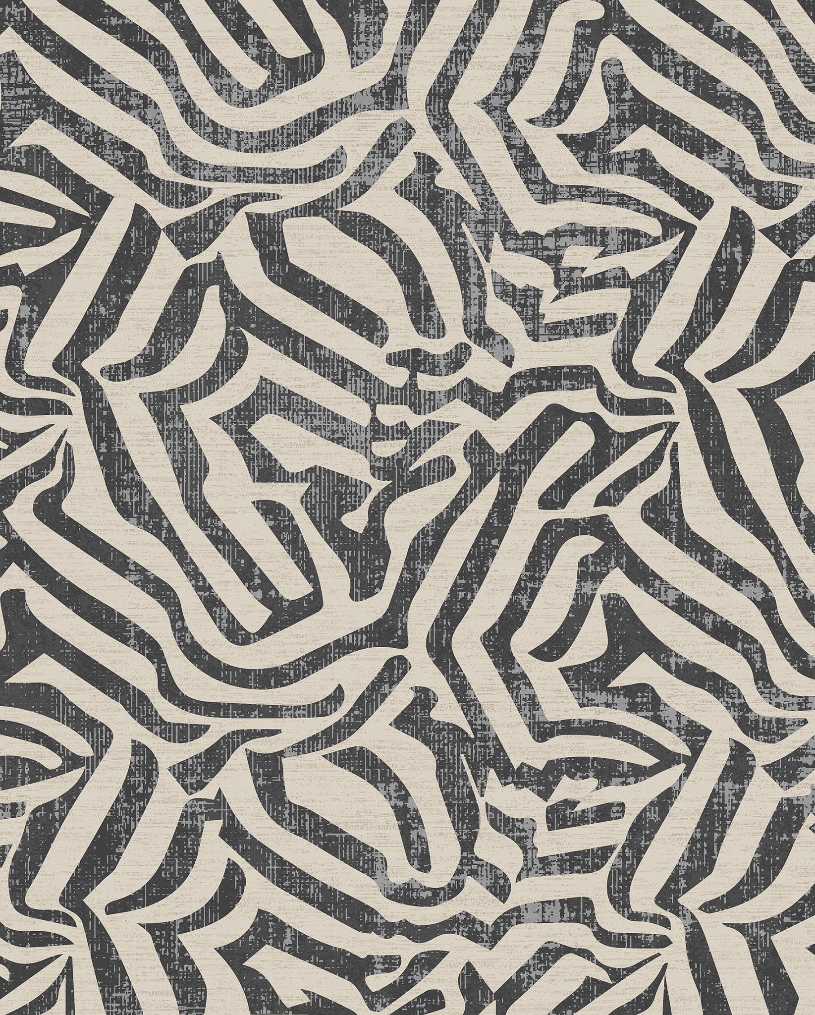 Zira Zebra Pattern Design Rug