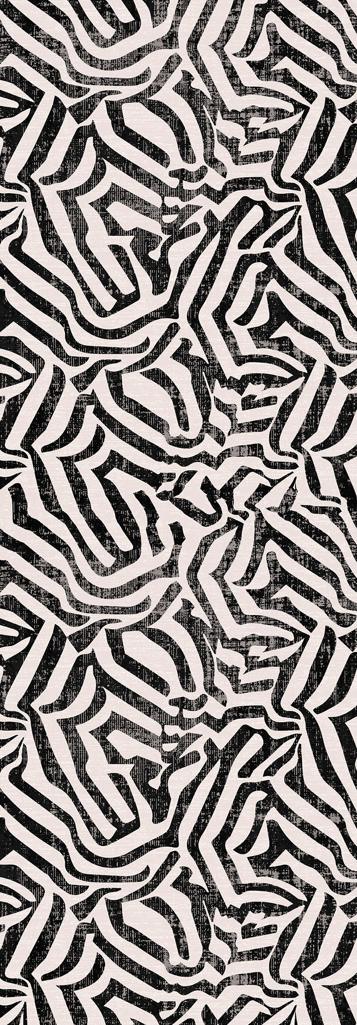 Zira Zebra Pattern Design Rug