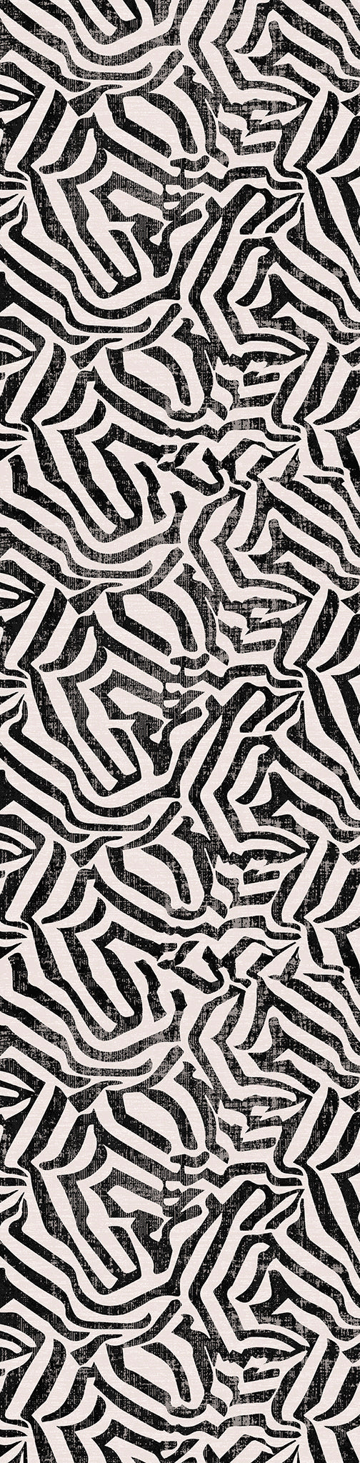 Zira Zebra Pattern Design Rug