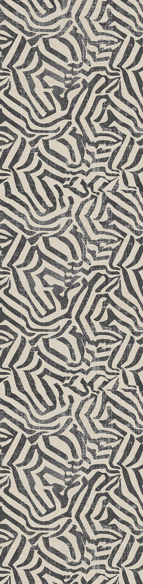 Zira Zebra Pattern Design Rug