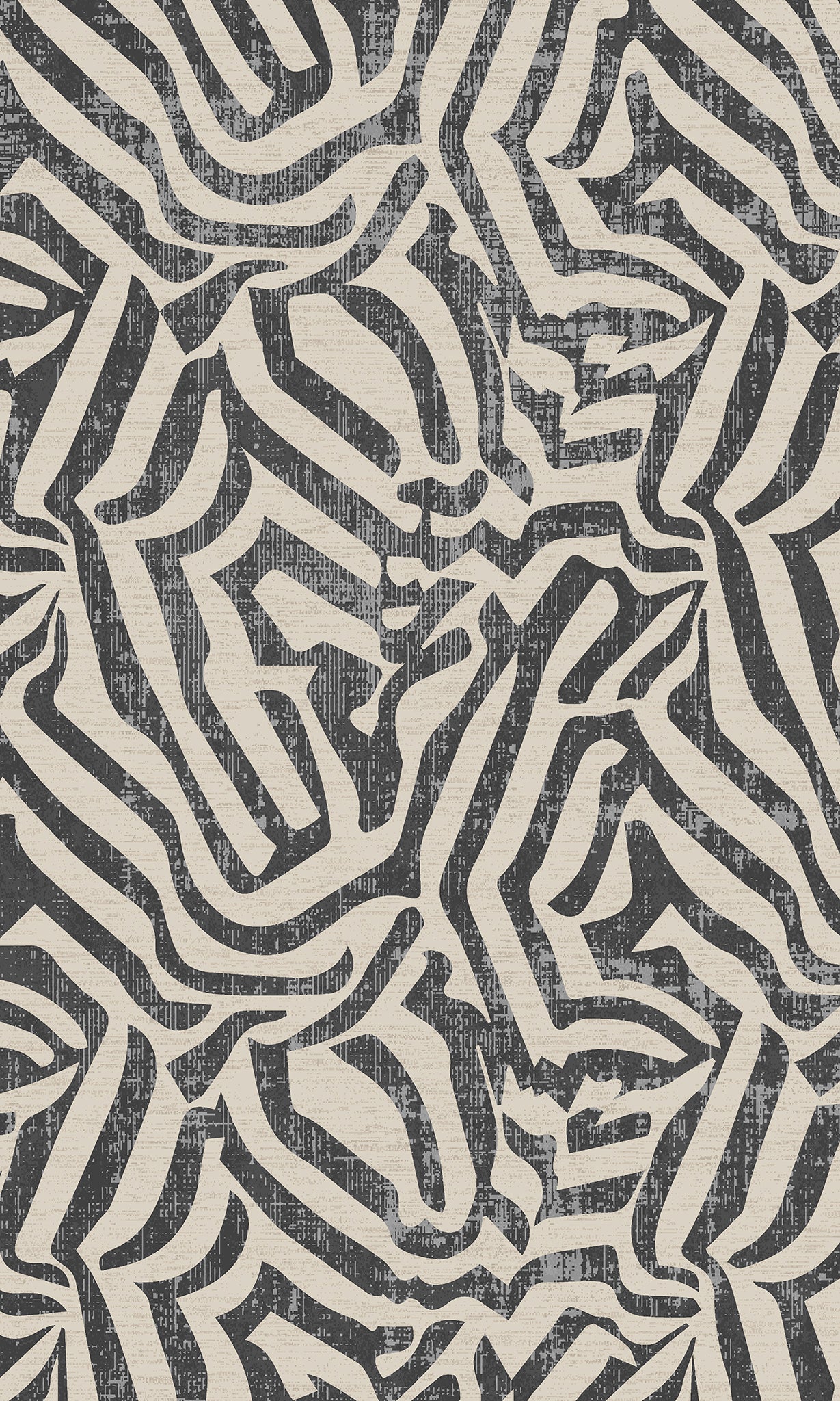 Zira Zebra Pattern Design Rug