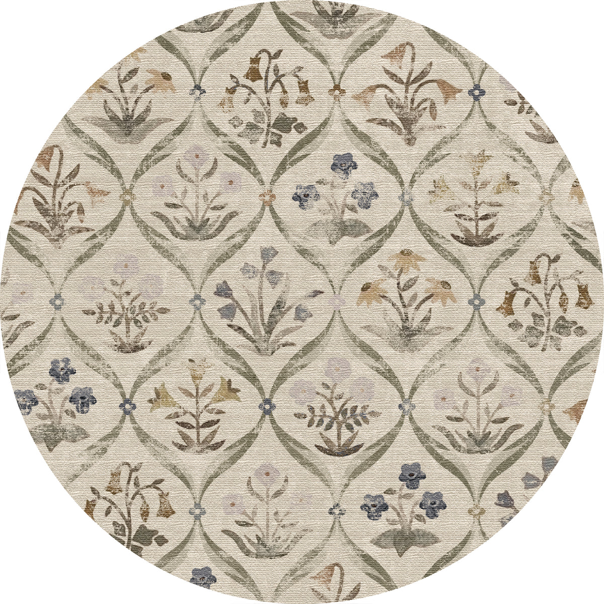 Claire Vintage-Blumenteppich