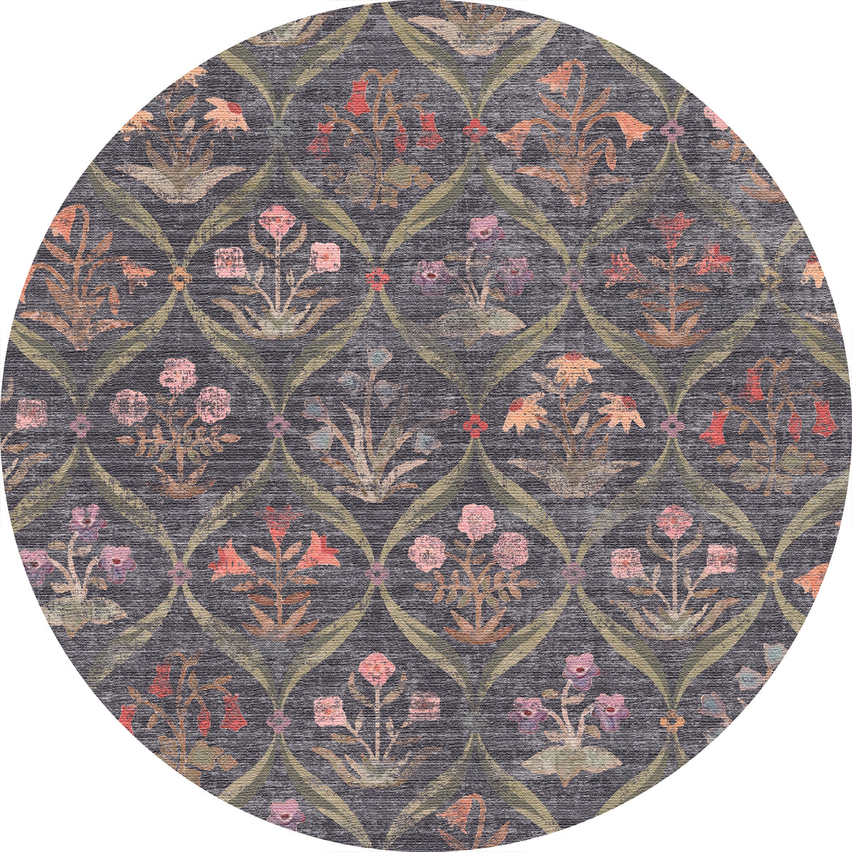 Claire Vintage-Blumenteppich