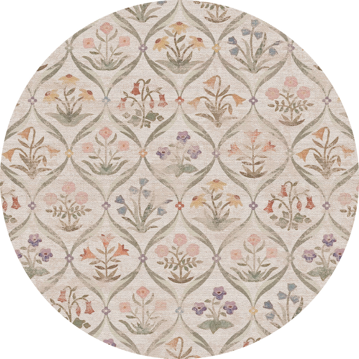 Claire Vintage-Blumenteppich