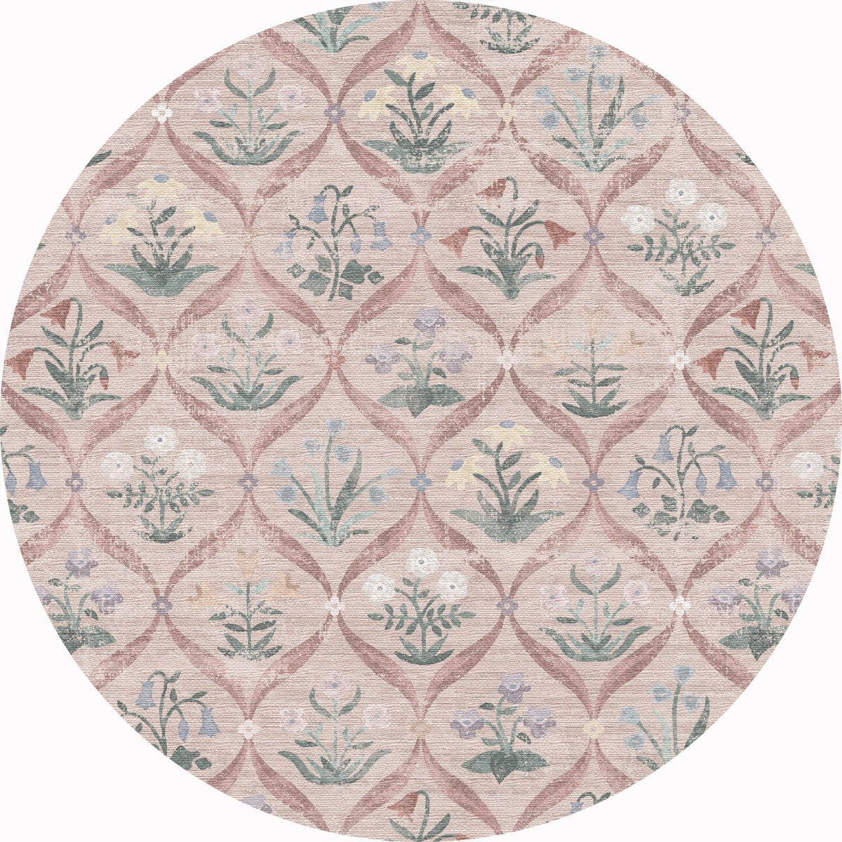 Claire Vintage-Blumenteppich