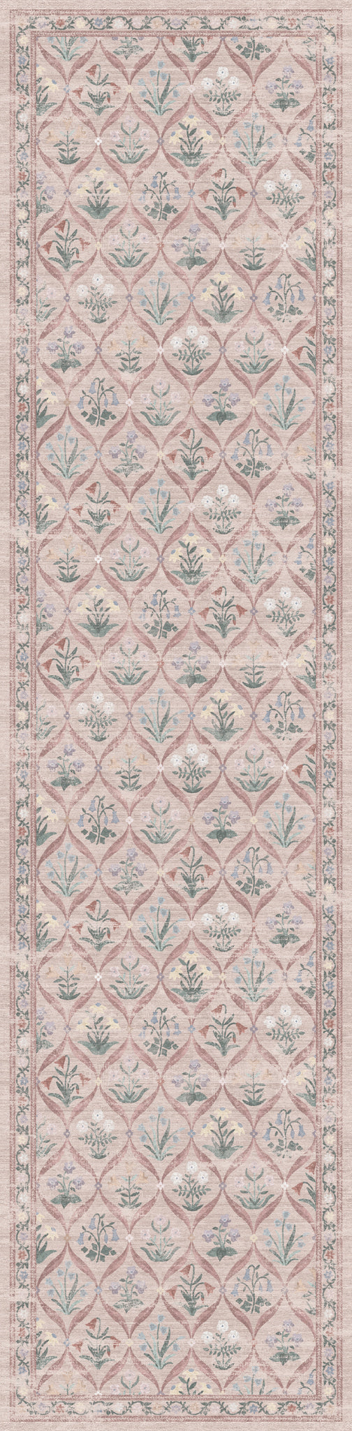 Claire Vintage-Blumenteppich