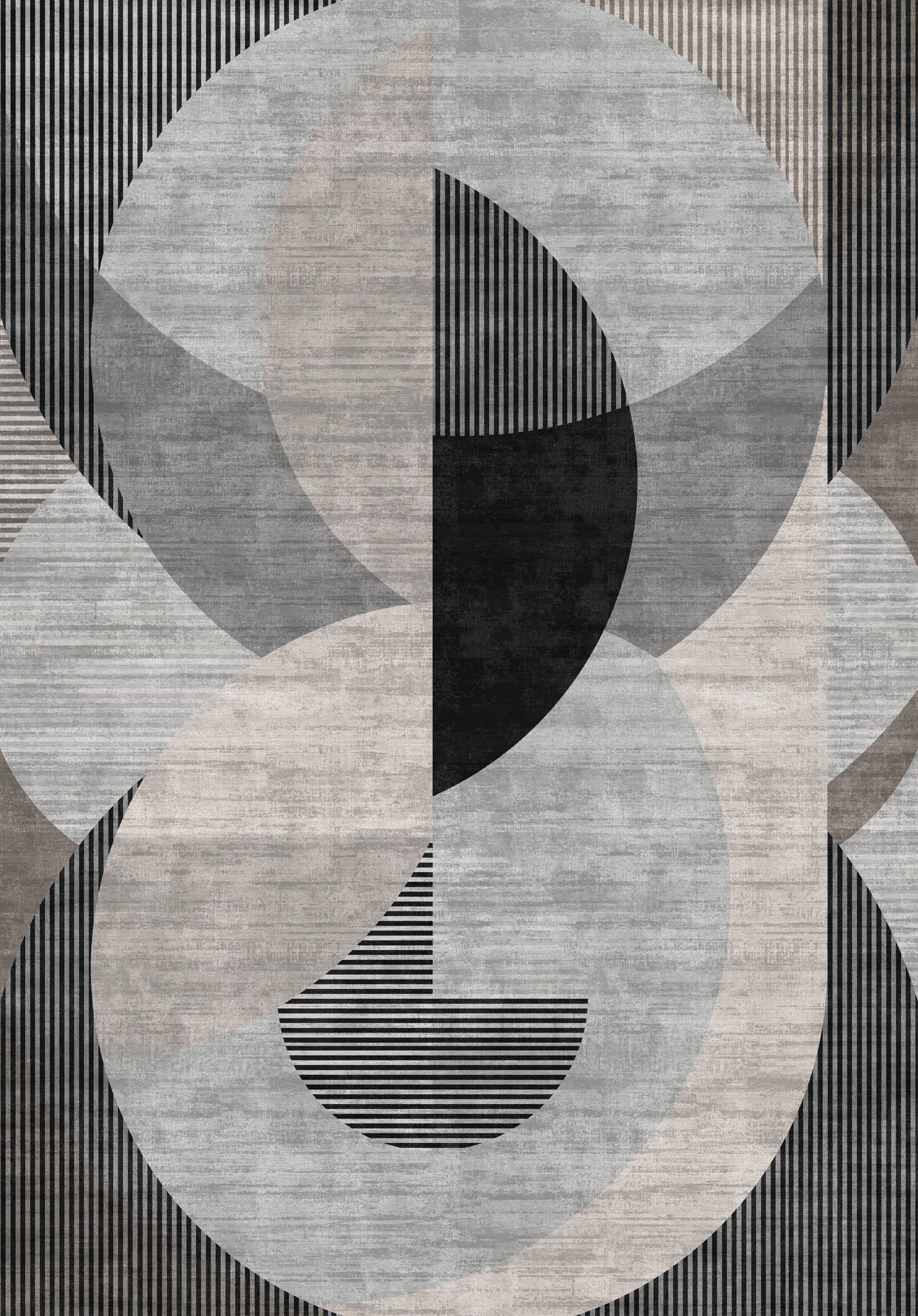 Iver Abstract Geometrisch Vloerkleed