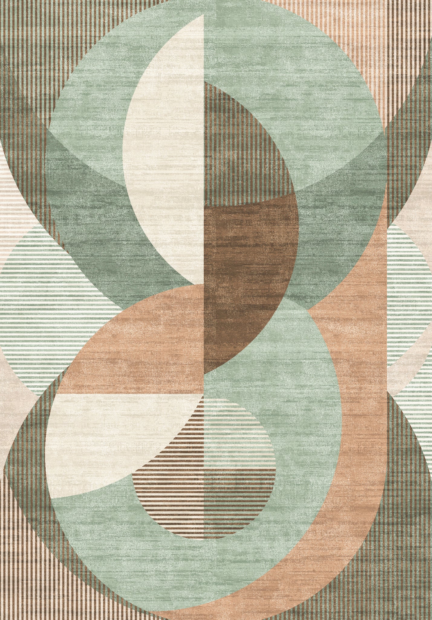 Alfombra Geométrica Abstracta Iver