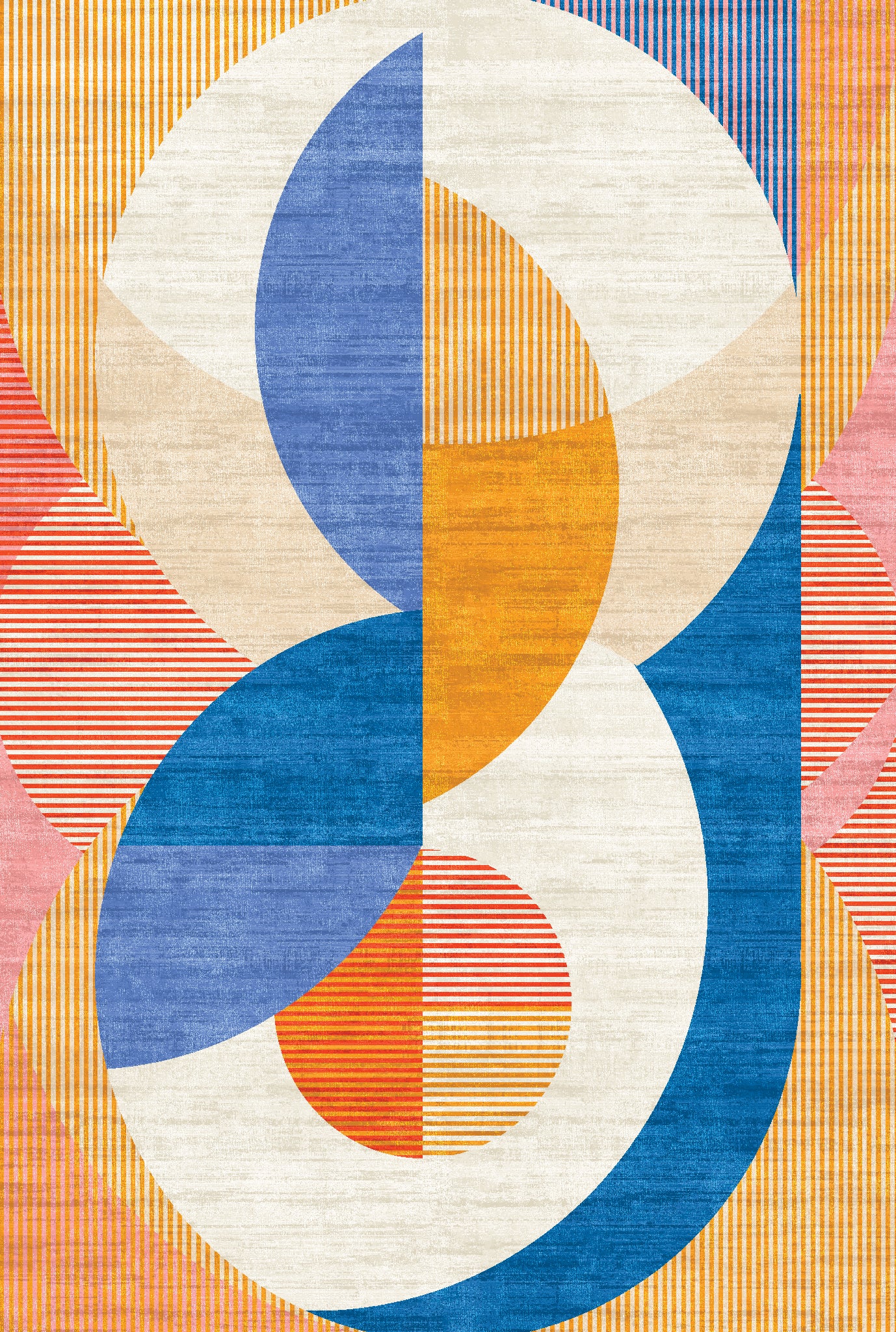 Iver Abstract Geometric Rug