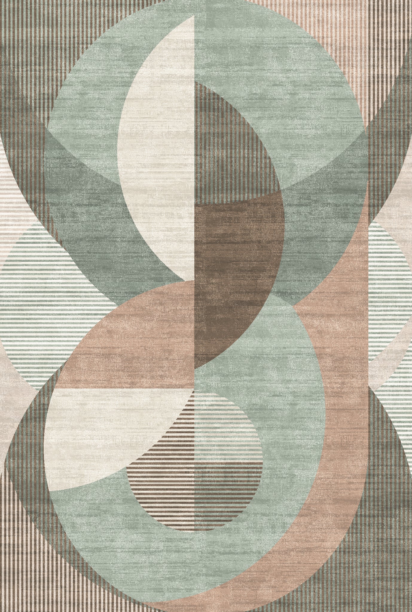 Iver Abstract Geometric Rug