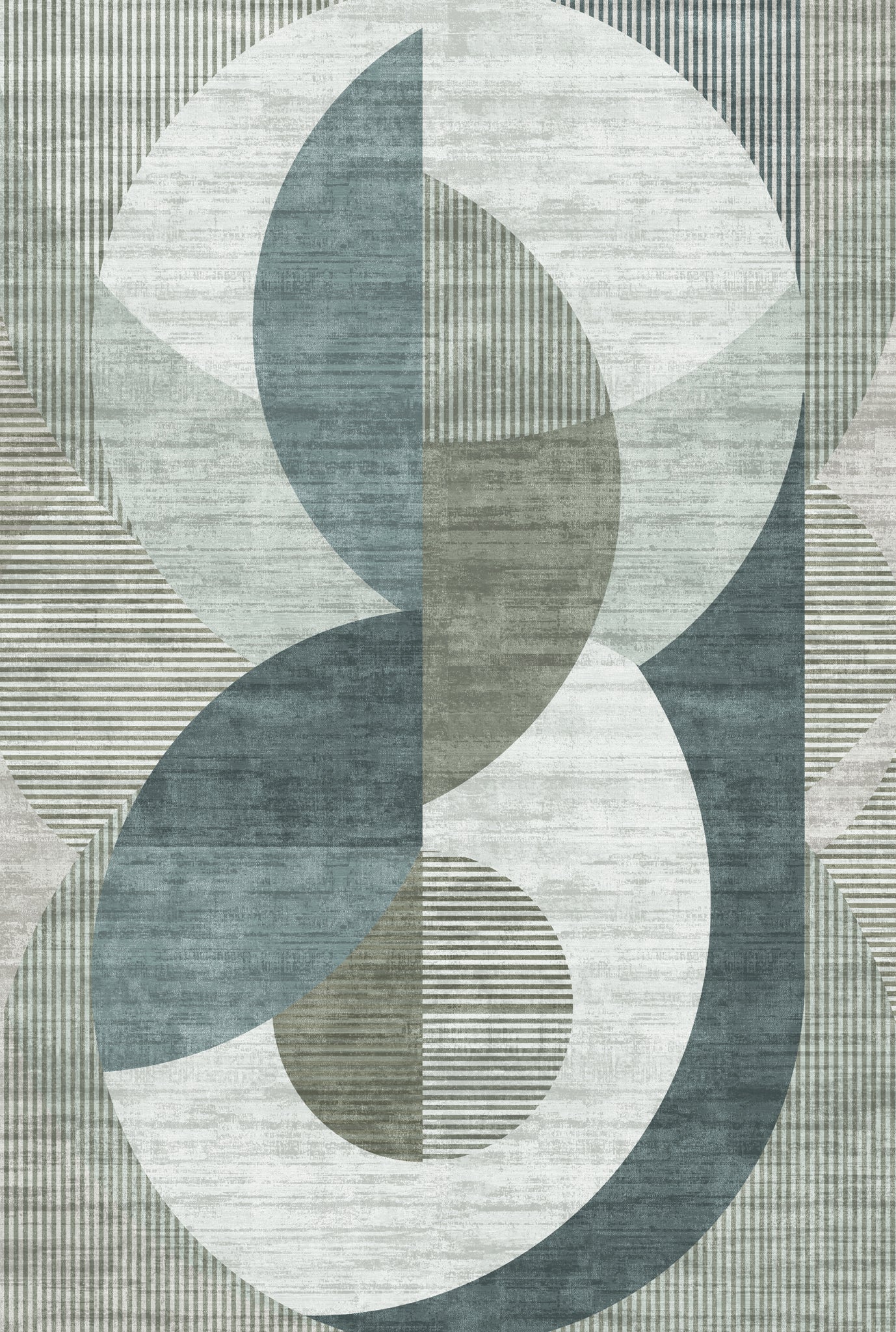 Iver Abstract Geometrisch Vloerkleed