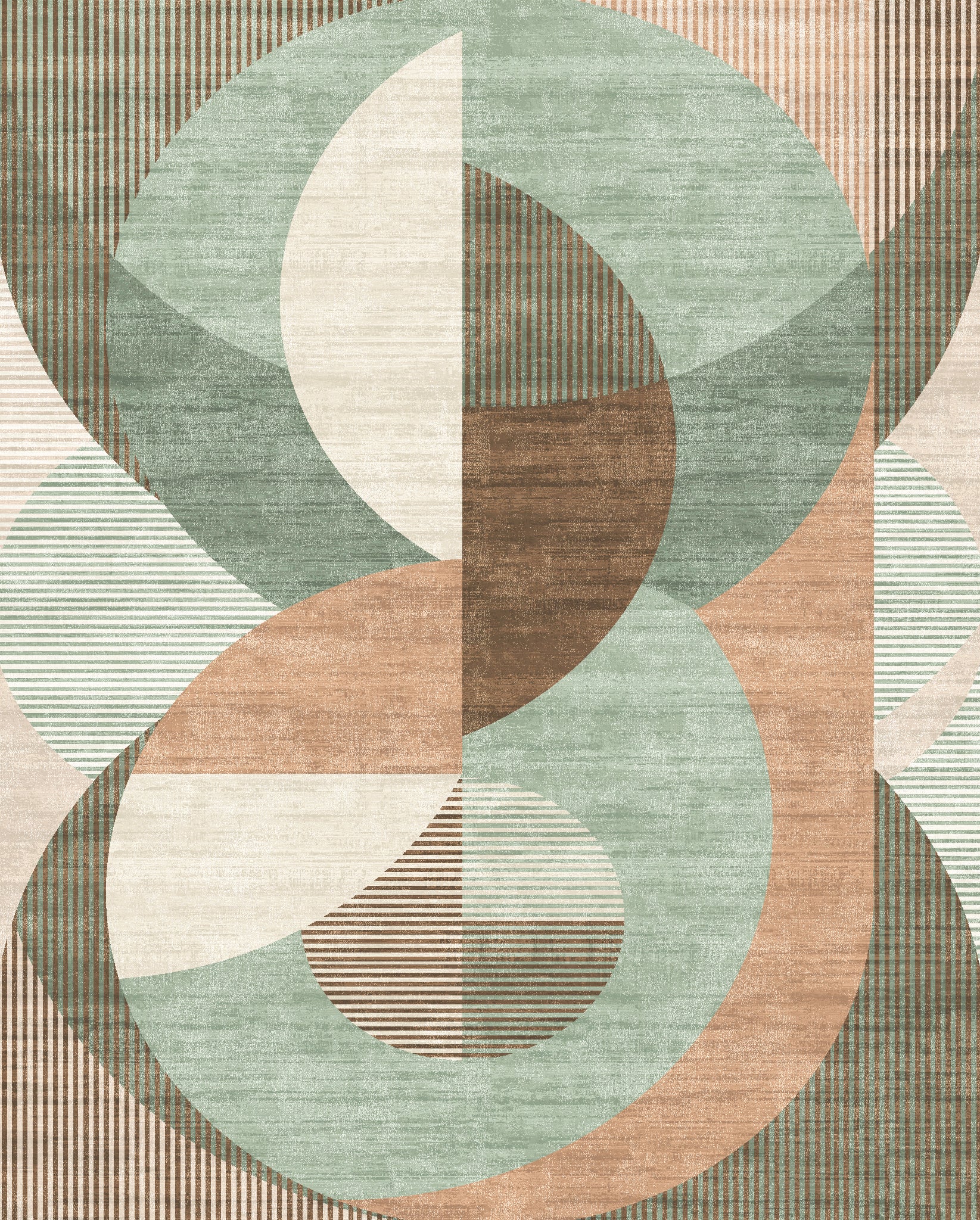 Alfombra Geométrica Abstracta Iver