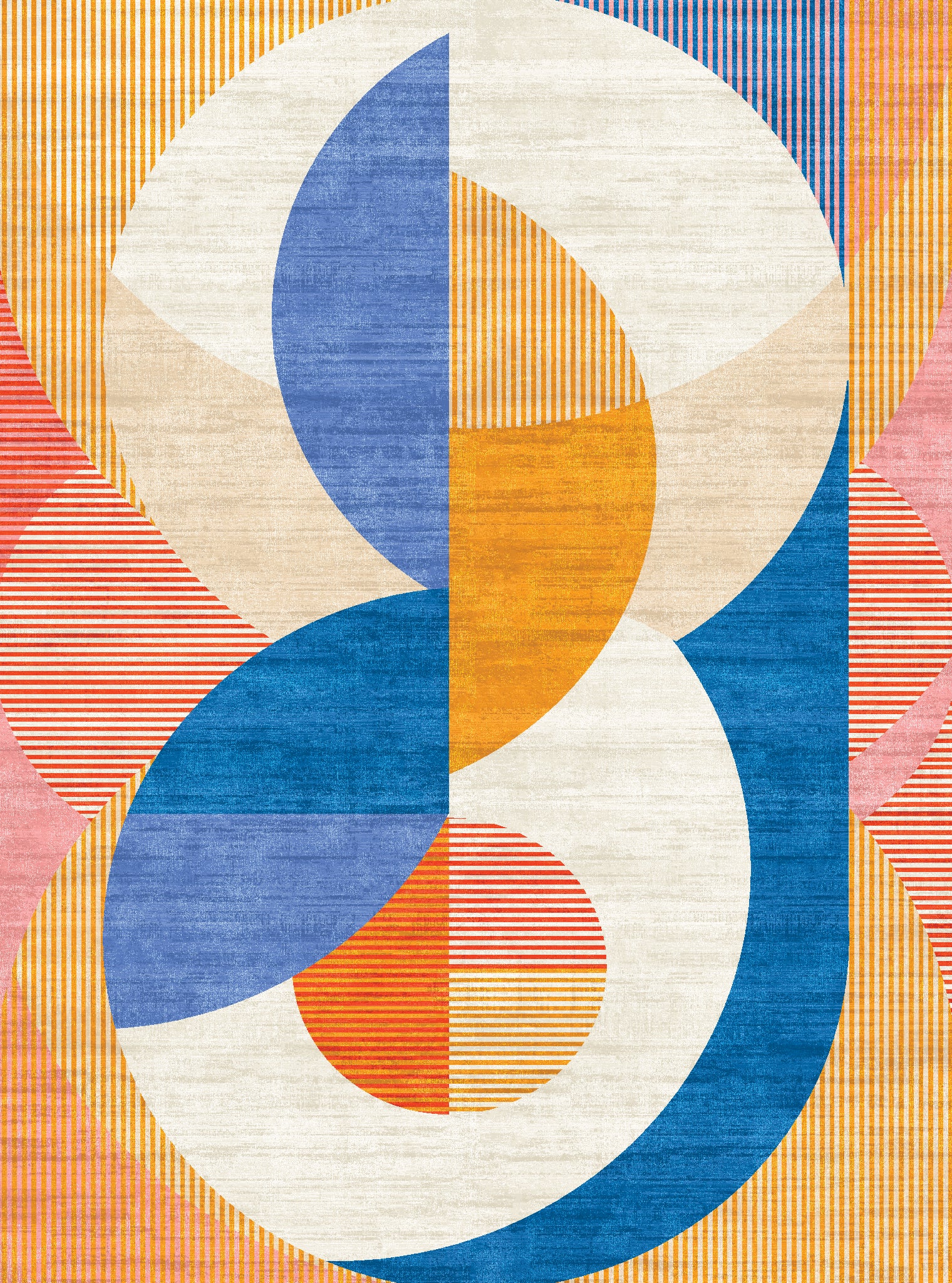 Iver Abstract Geometric Rug