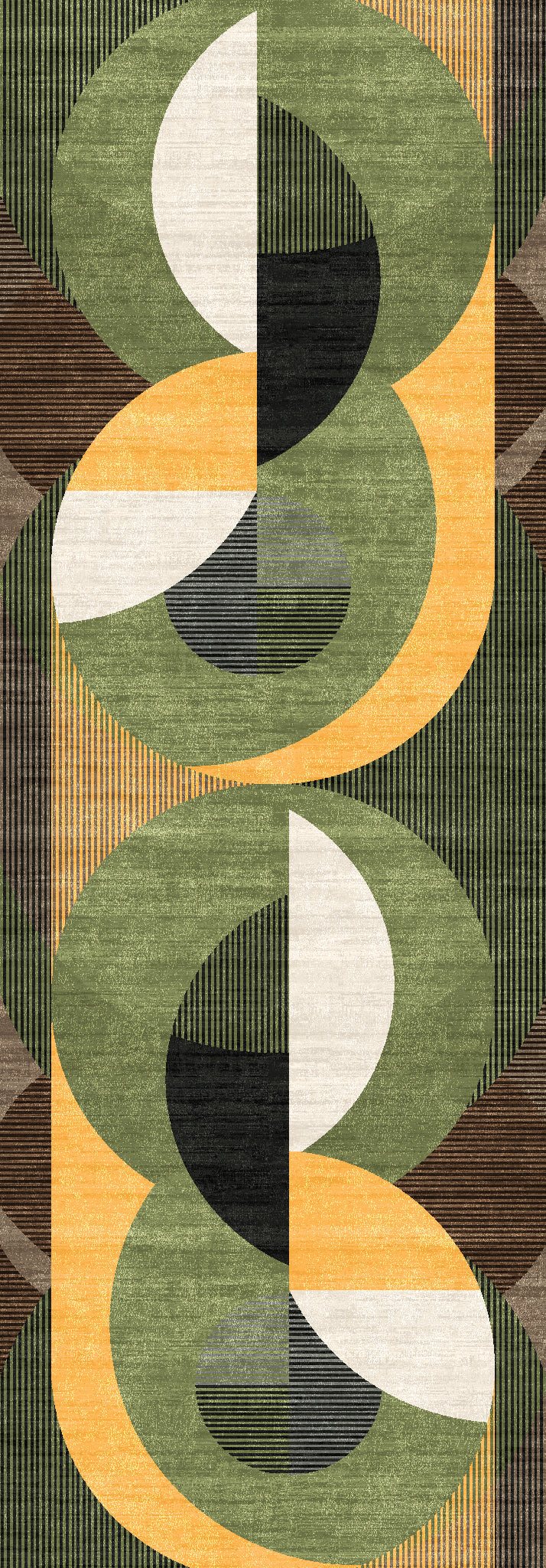 Iver Abstract Geometric Rug