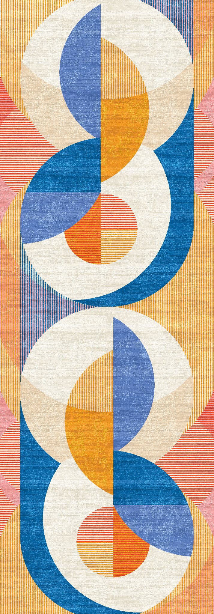 Iver Abstract Geometric Rug