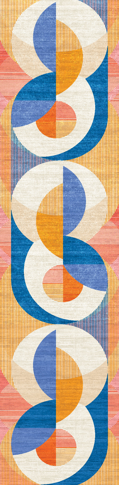 Iver Abstract Geometric Rug
