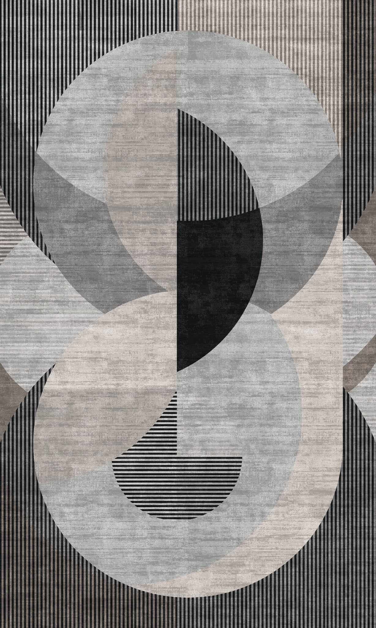 Iver Abstract Geometrisch Vloerkleed