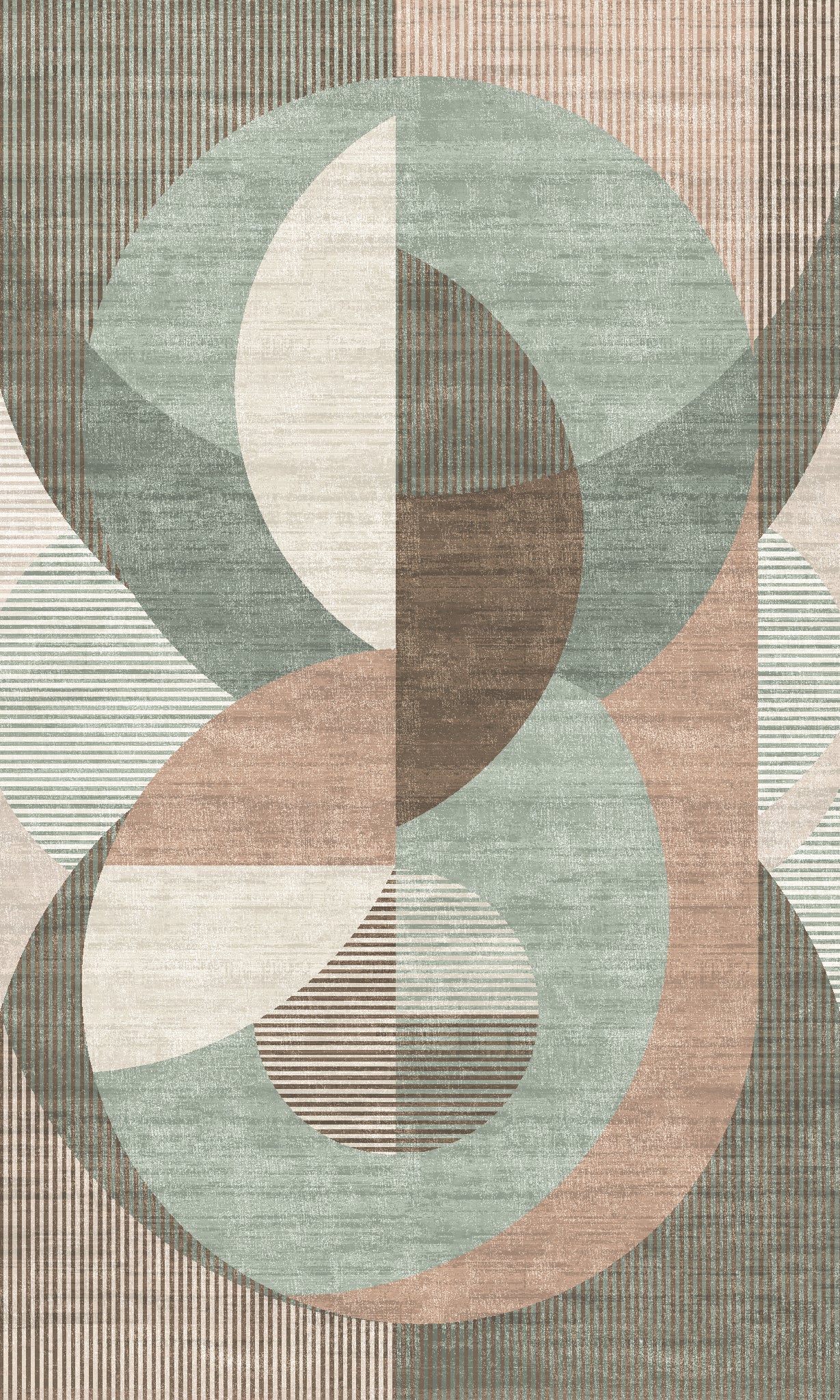 Iver Abstract Geometric Rug