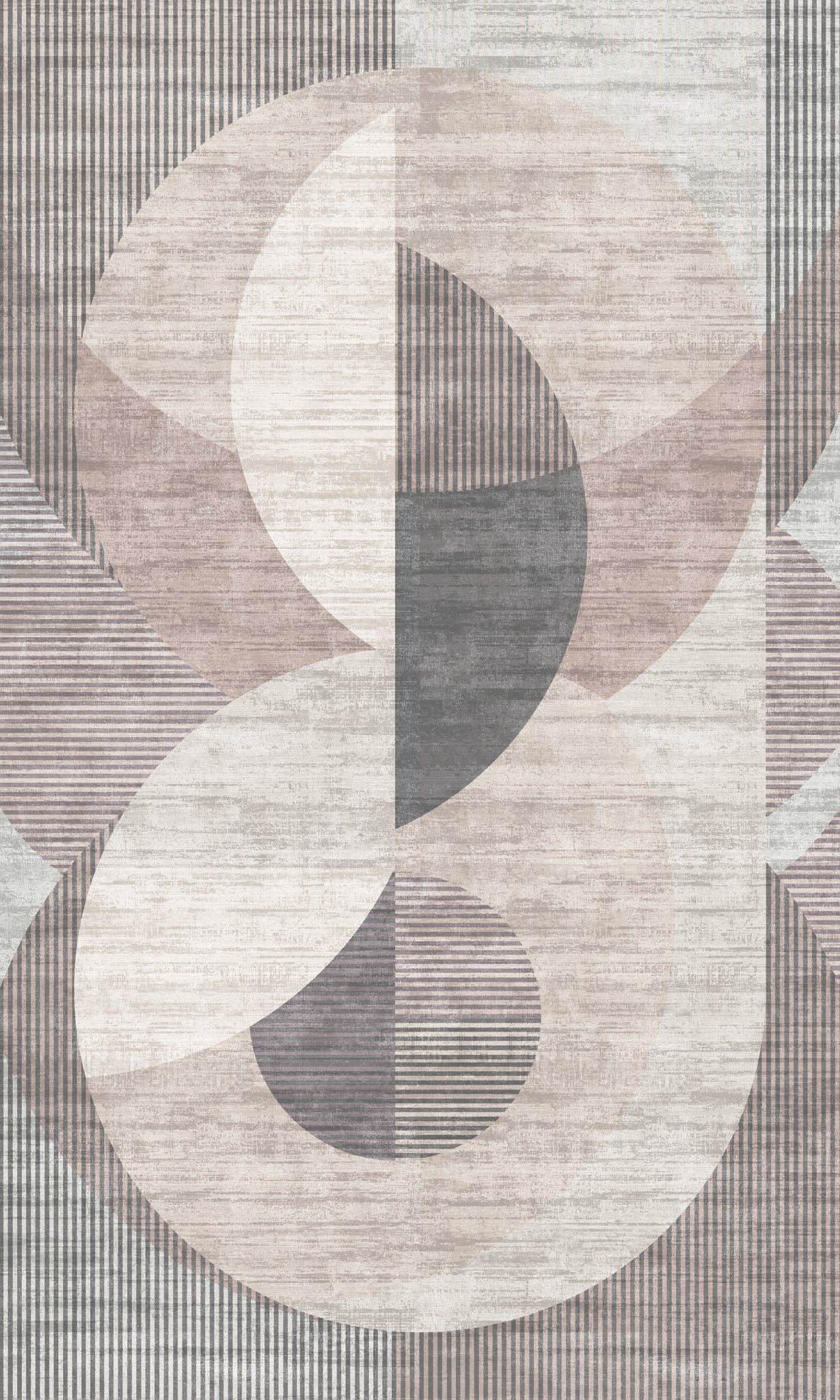 Iver Abstract Geometrisch Vloerkleed