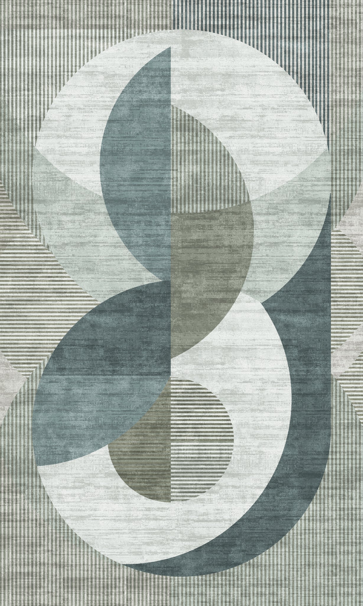 Iver Abstract Geometrisch Vloerkleed