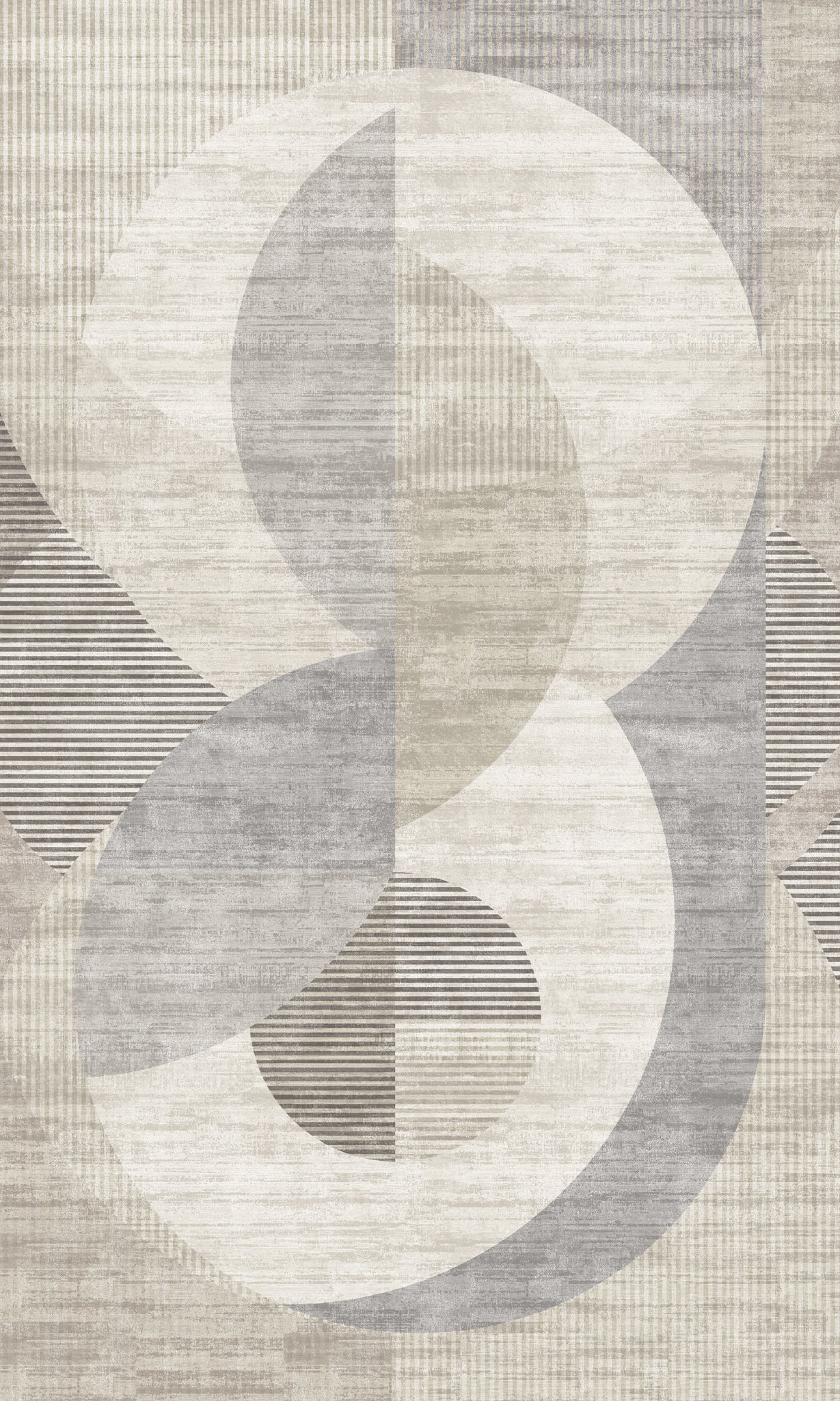 Iver Abstract Geometrisch Vloerkleed